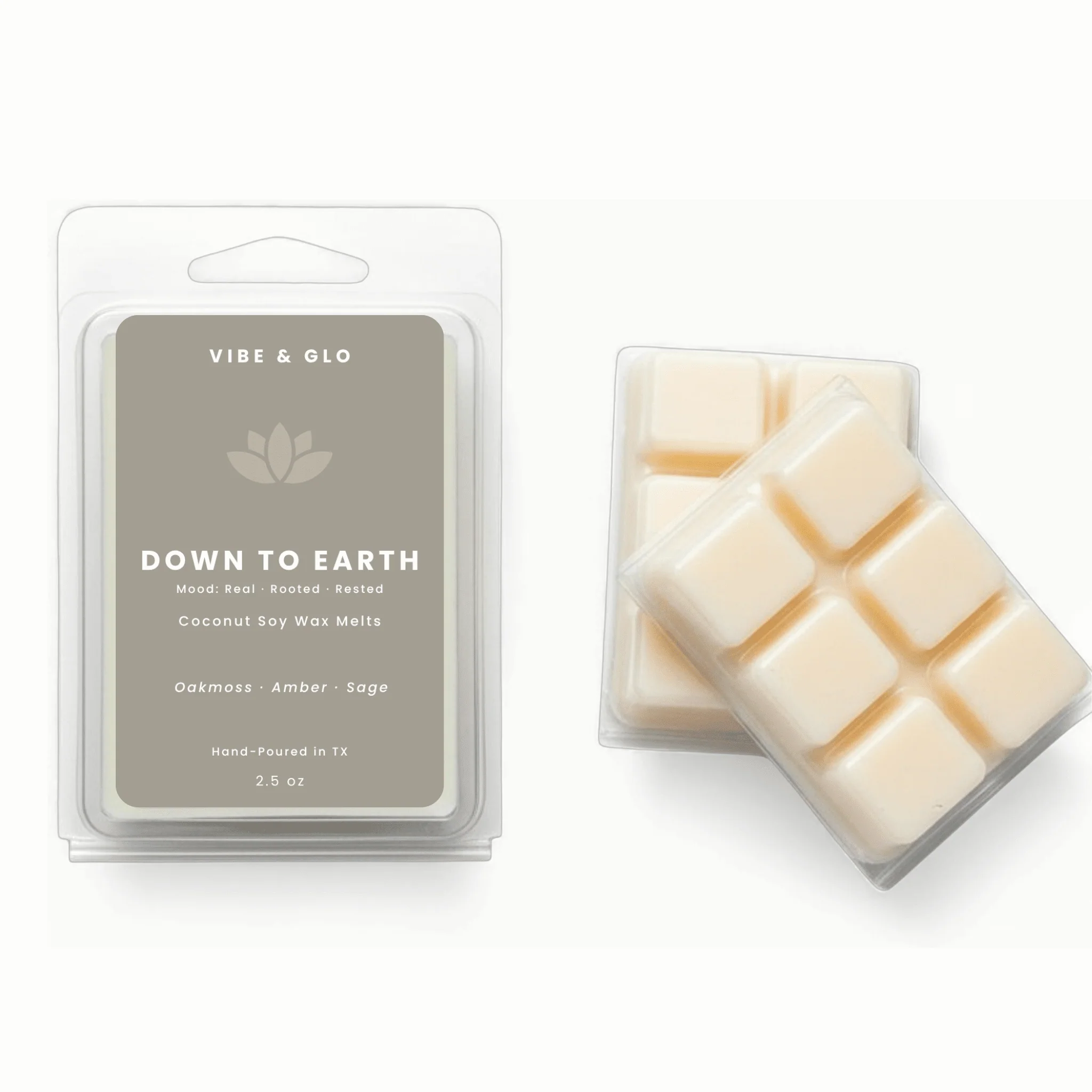Down to Earth – Oakmoss & Sage Soy Wax Melts