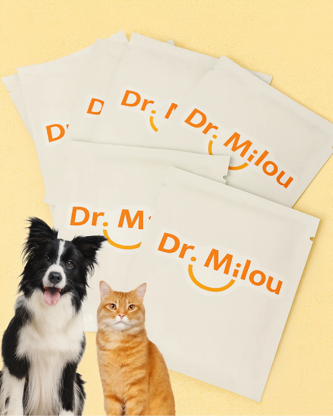 Dr. Milou Pet Dental Finger Wipes – Daily Oral Care for Dogs & Cats - Image 3