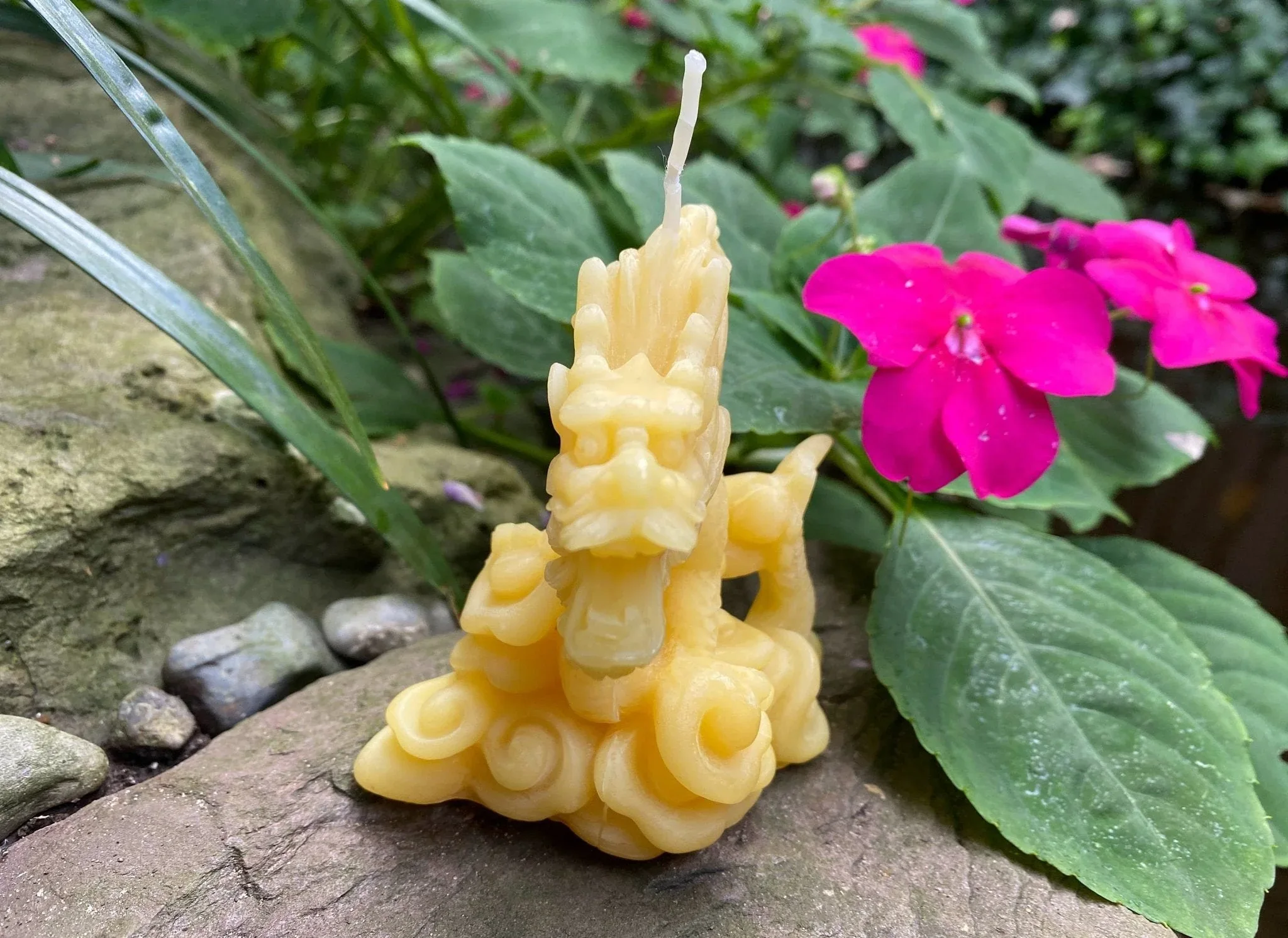 Dragon Beeswax Candle - Image 2