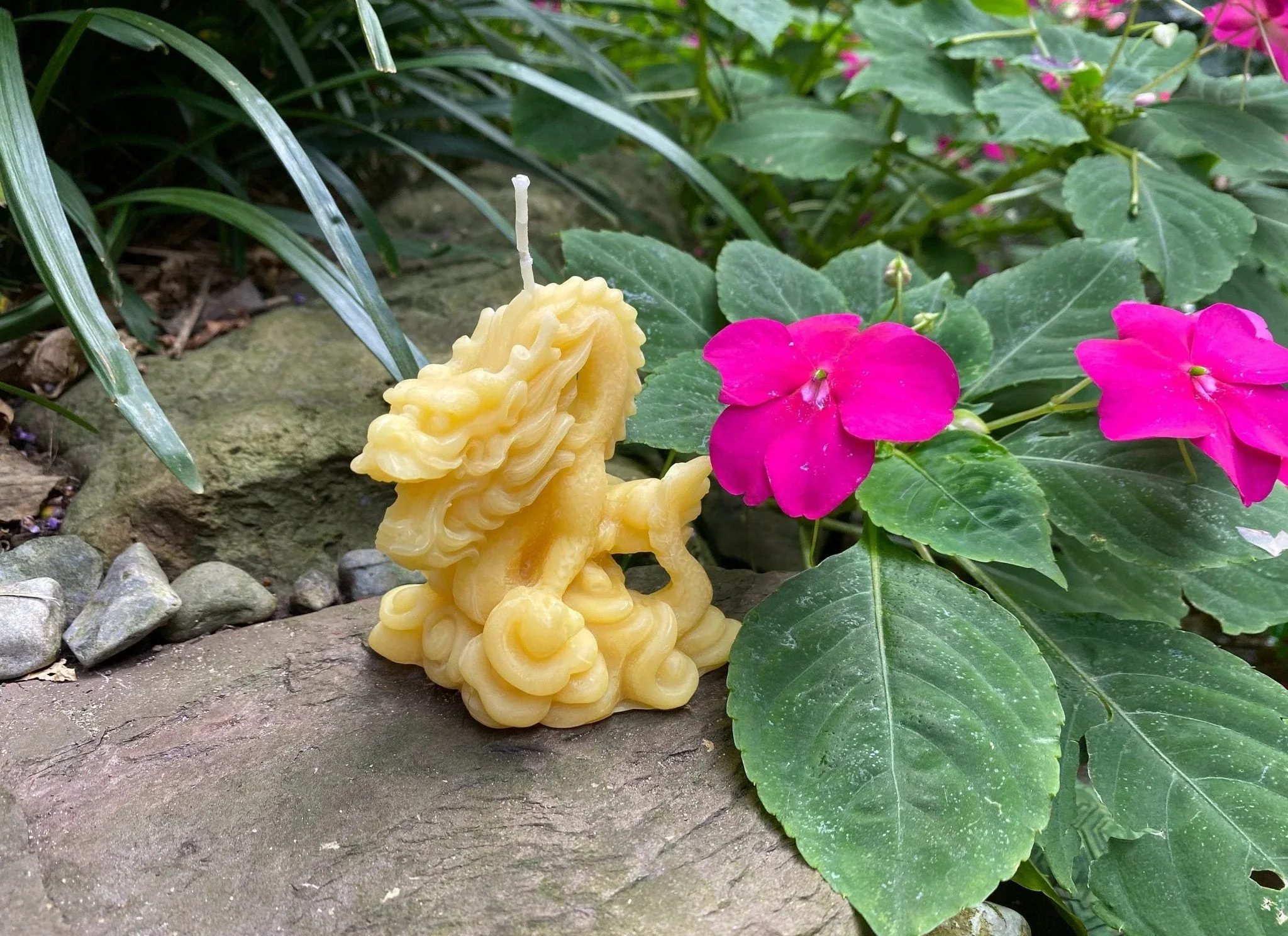 Dragon Beeswax Candle - Image 3