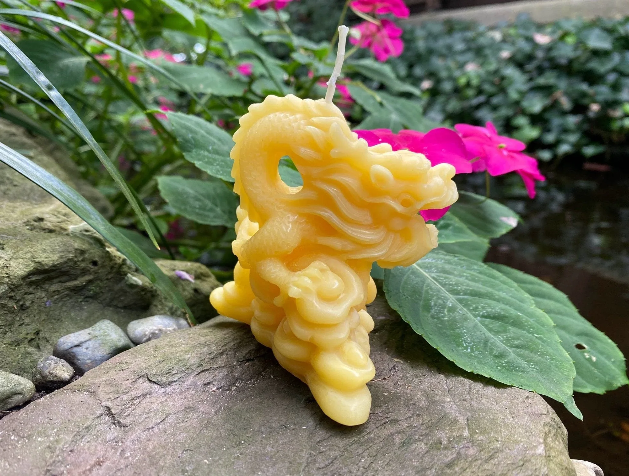 Dragon Beeswax Candle - Image 4