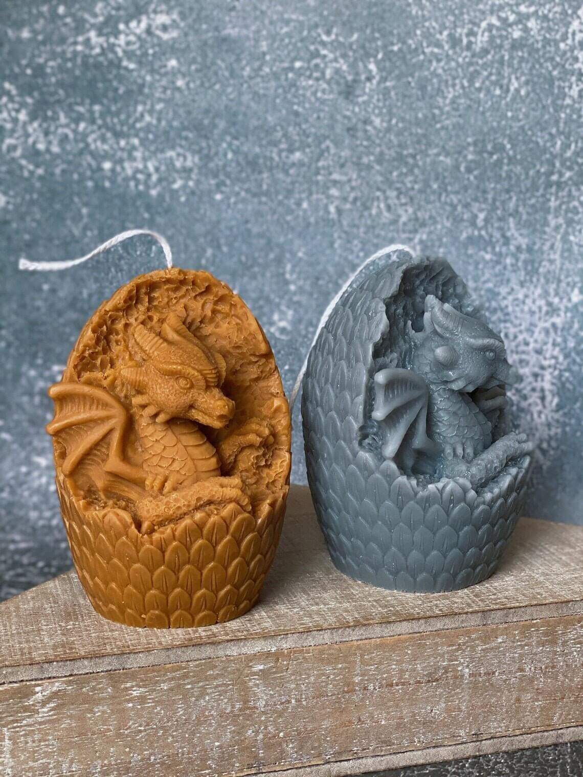Dragon's Egg Candle - Enchanting Handmade Soy Wax Candle - Image 3
