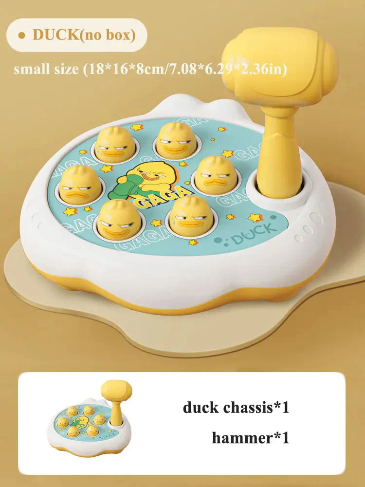 Duck/Frog/Pig Baby Toy Montessori Learning Game Educational Puzzle Gift for 12 24 Months Toddler Boy/Girl with Hammer - Image 8