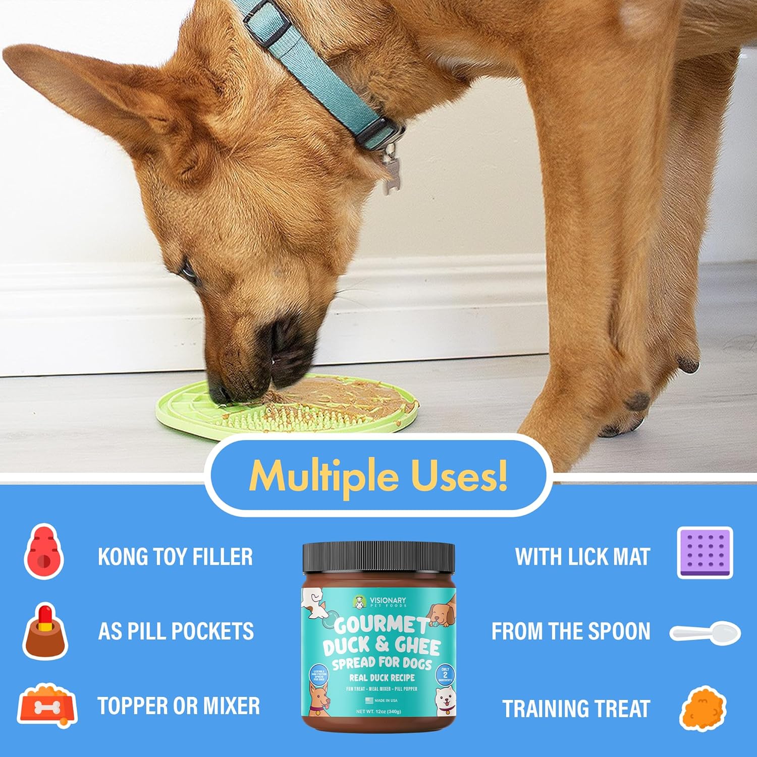 Duck & Ghee Dog Meat Spread – High-Protein, Low-Carb Keto Treat | 12oz Jar - Image 6