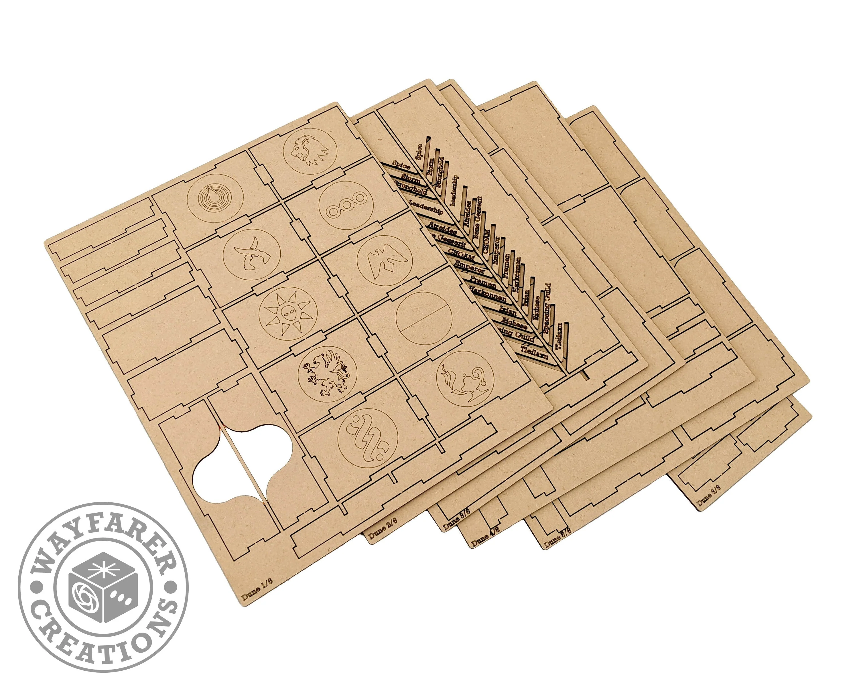 Dune Board Game Organizer Insert - Image 3