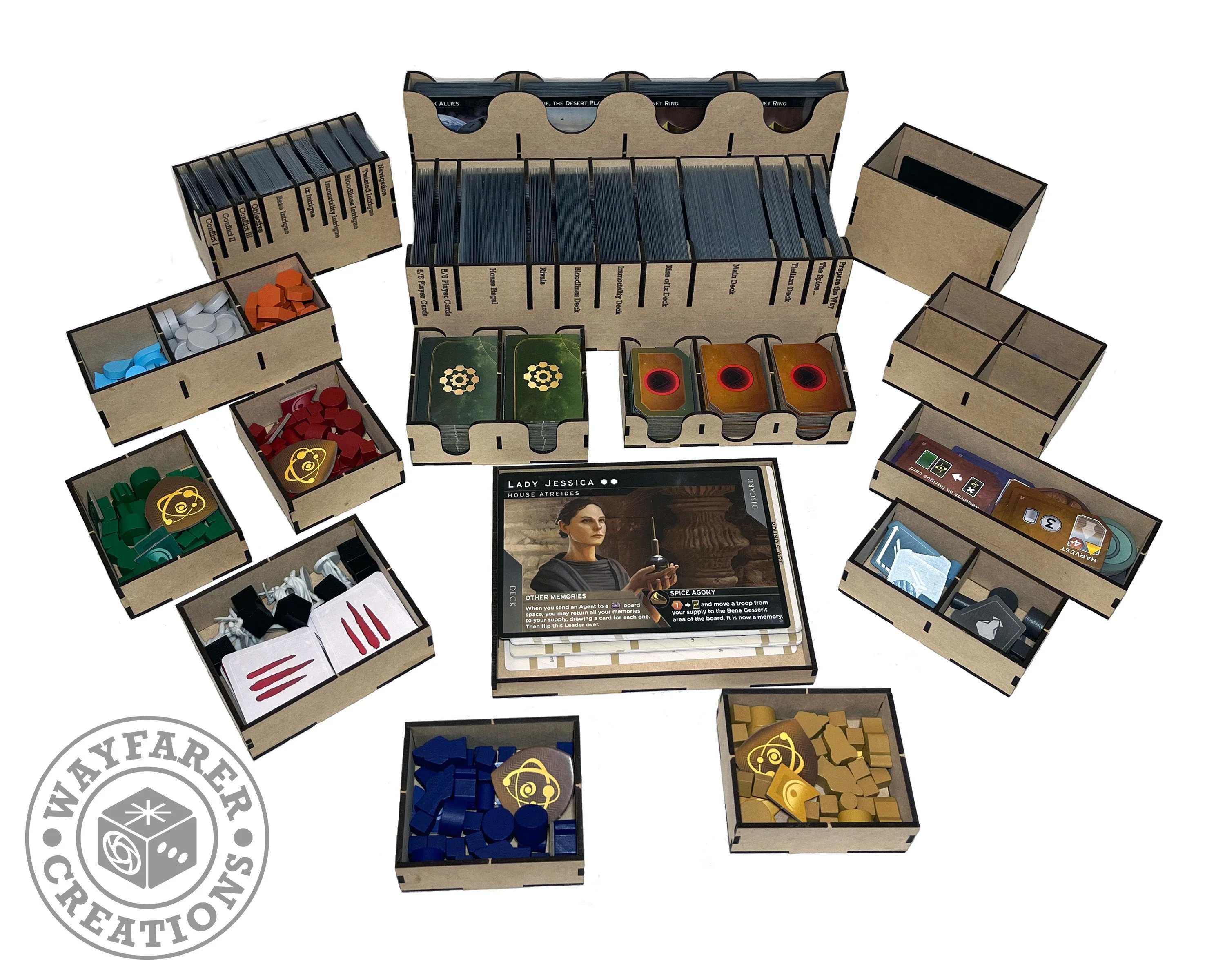 Dune Imperium Uprising Extended Board Game Organizer Insert - Image 2
