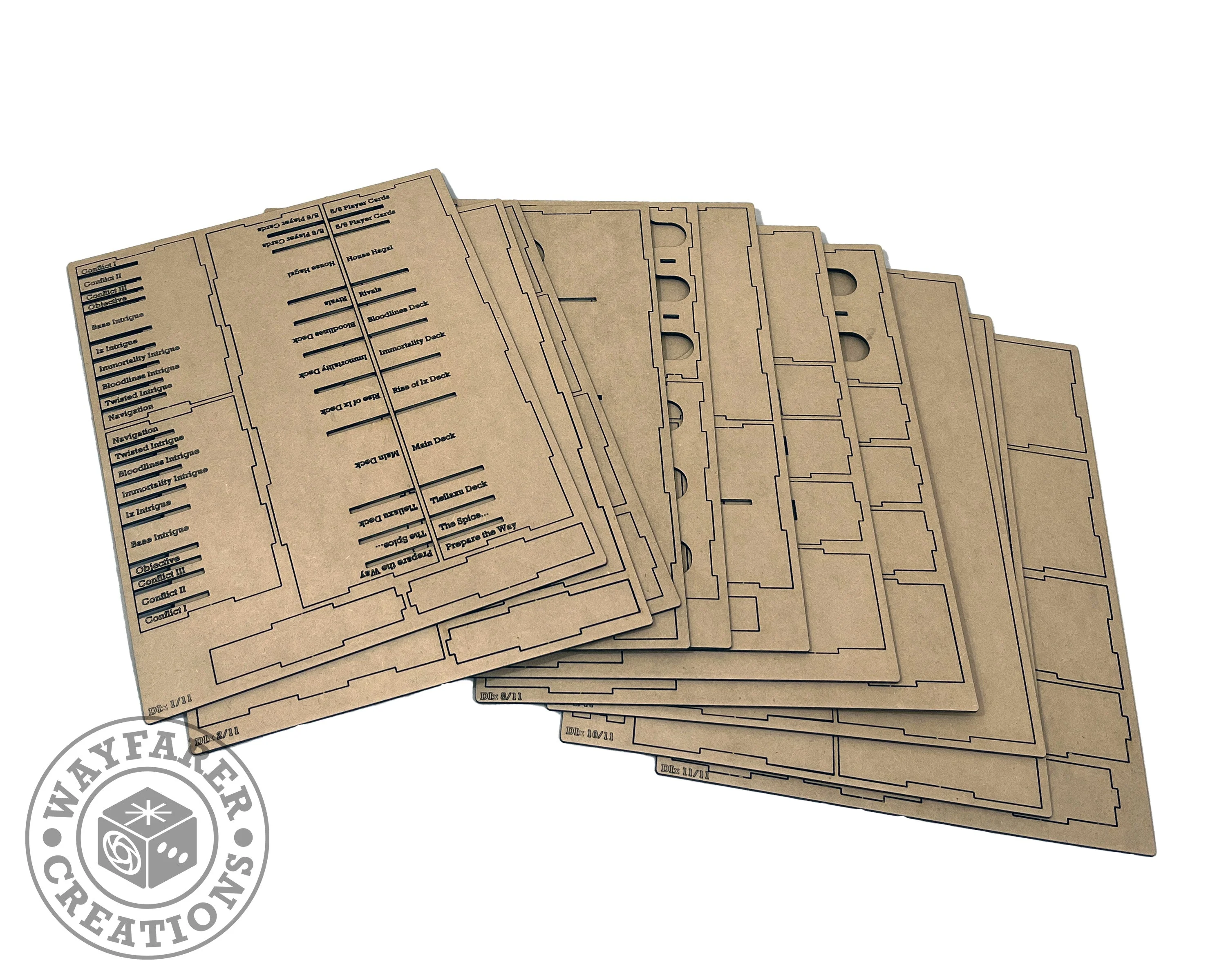 Dune Imperium Uprising Extended Board Game Organizer Insert - Image 3
