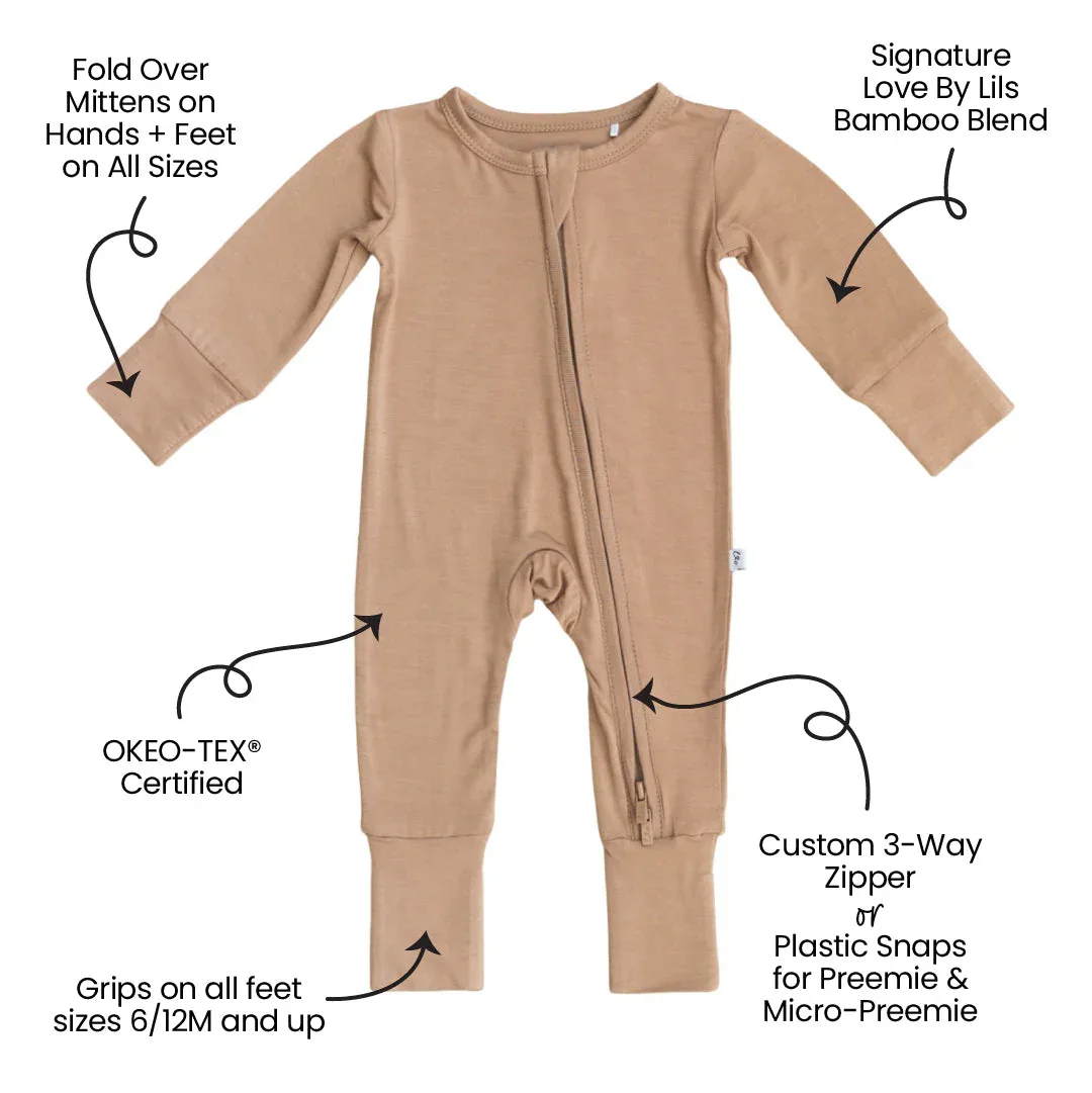 Dune Solid Bamboo Convertible Footie - Image 2