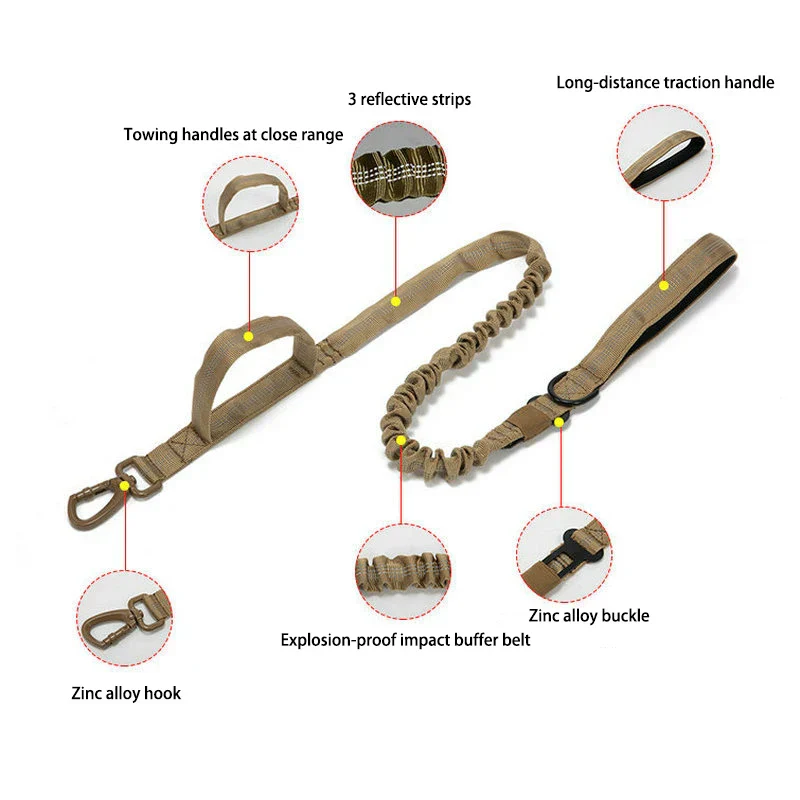 Durable Nylon Dog Collar with Reflective Leash Set - Image 3