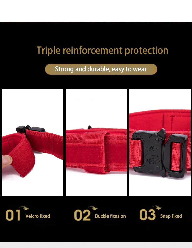 Durable Nylon Dog Collar with Reflective Leash Set - Image 5
