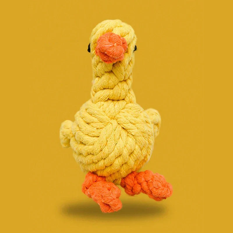 Durable Rope Knot Dog Toy – Hand-Woven Cotton Chew Toy for Small & Medium Dogs - Image 8