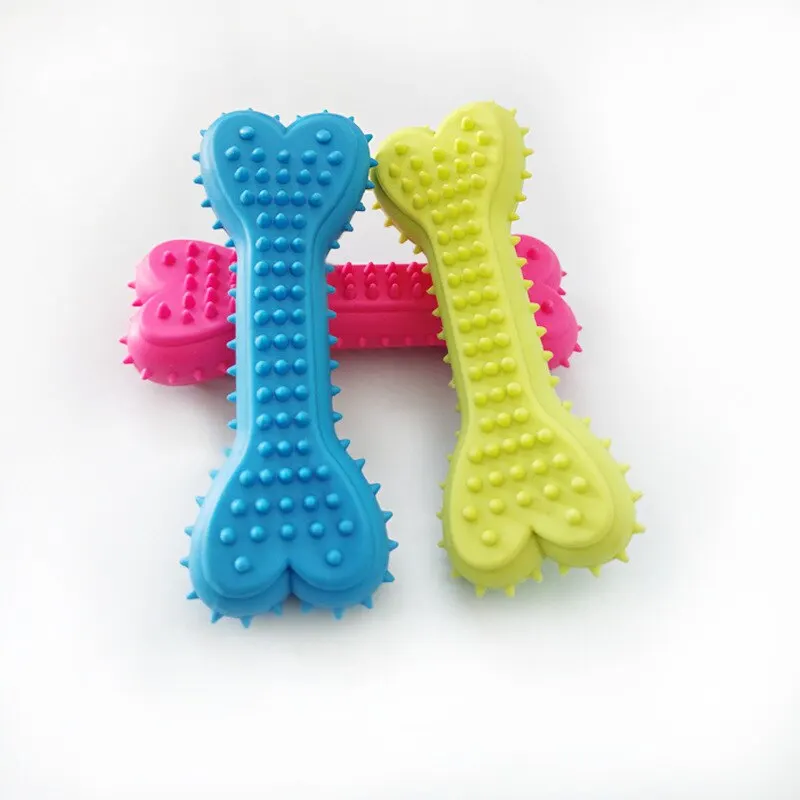 Durable Rubber Bone Chew Toys for Puppies and Teething - Image 2