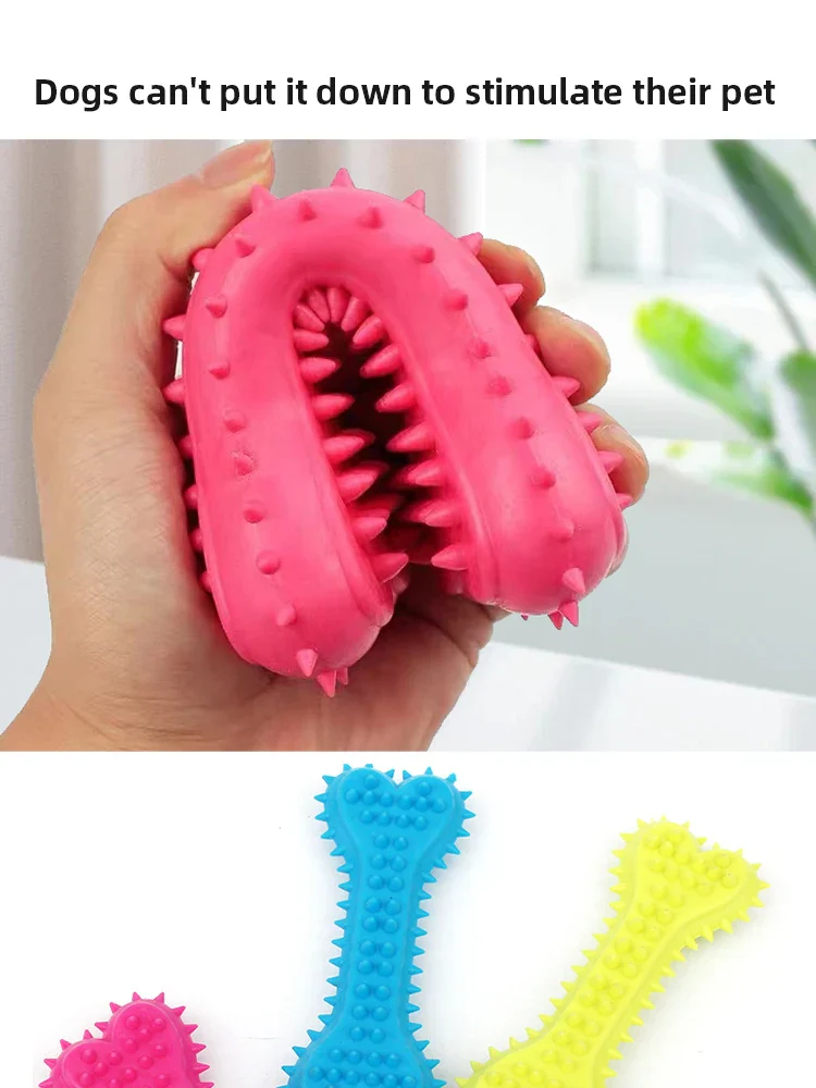 Durable Rubber Bone Chew Toys for Puppies and Teething - Image 7