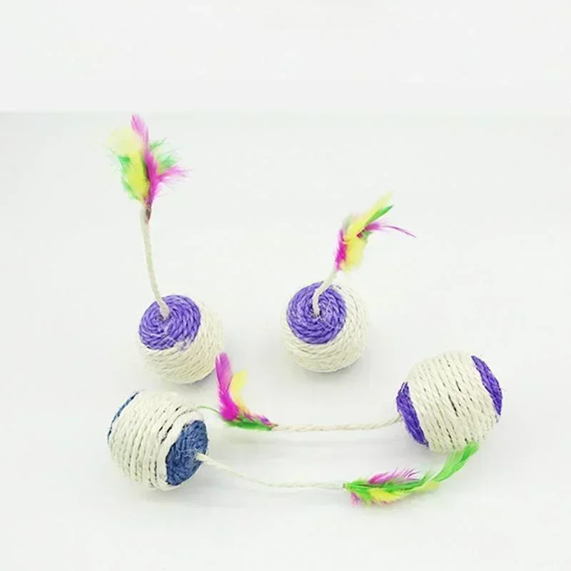 Durable Sisal Ball Cat Toy - Image 2