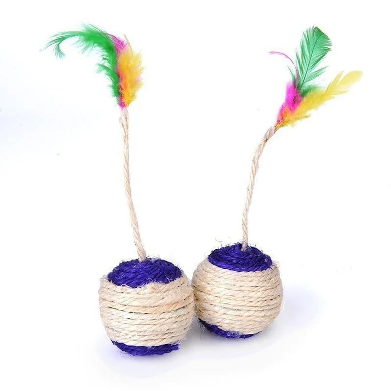 Durable Sisal Ball Cat Toy - Image 4
