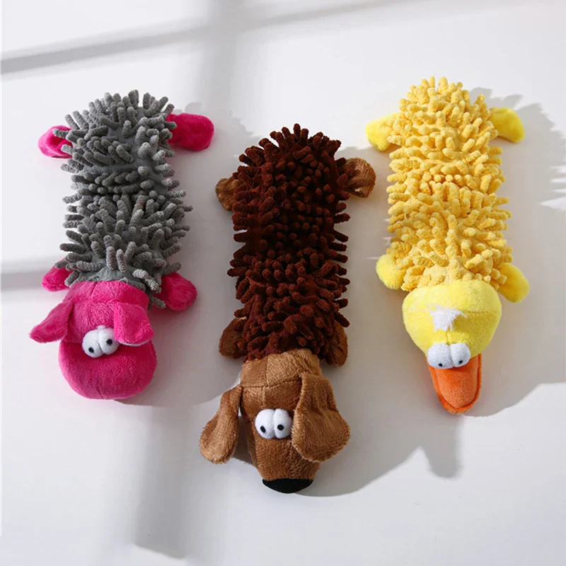 Durable Squeaky Dog Plush Toy – Animal Shape Chew Toy for Small Dogs & Puppies - Image 2
