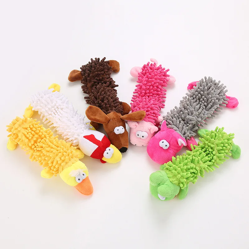Durable Squeaky Dog Plush Toy – Animal Shape Chew Toy for Small Dogs & Puppies - Image 7