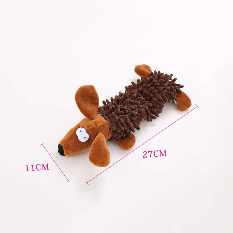 Durable Squeaky Dog Plush Toy – Animal Shape Chew Toy for Small Dogs & Puppies - Image 9