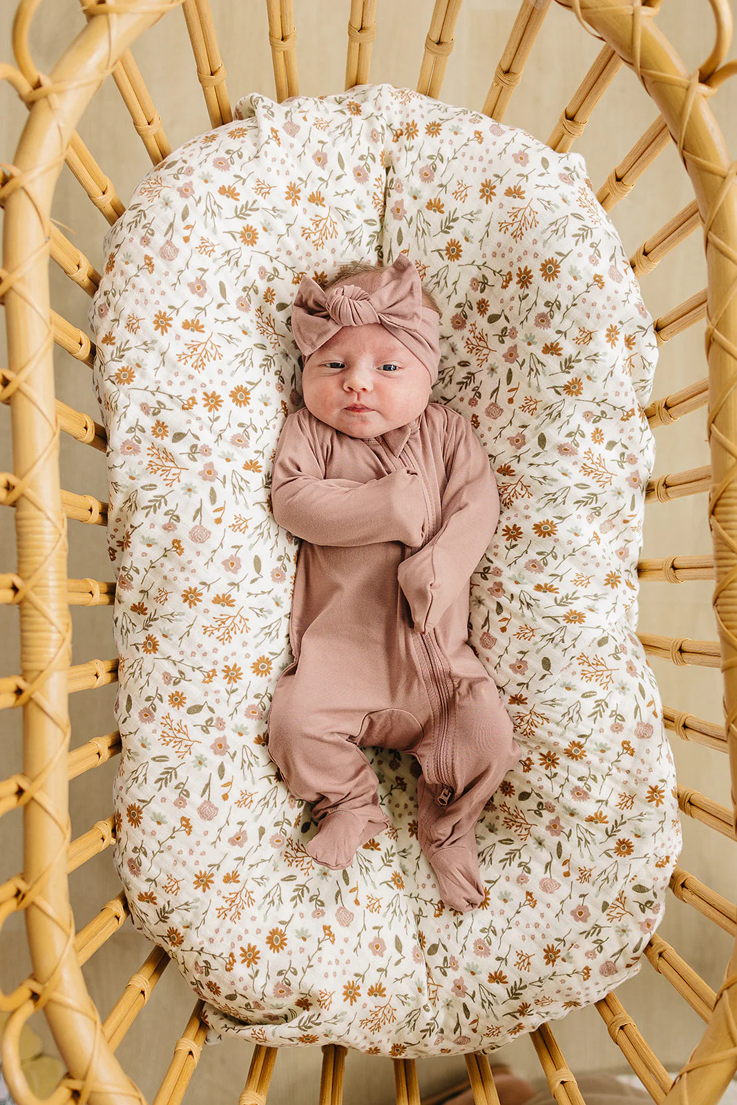 Dusty Rose Bamboo Head Wrap - Image 9