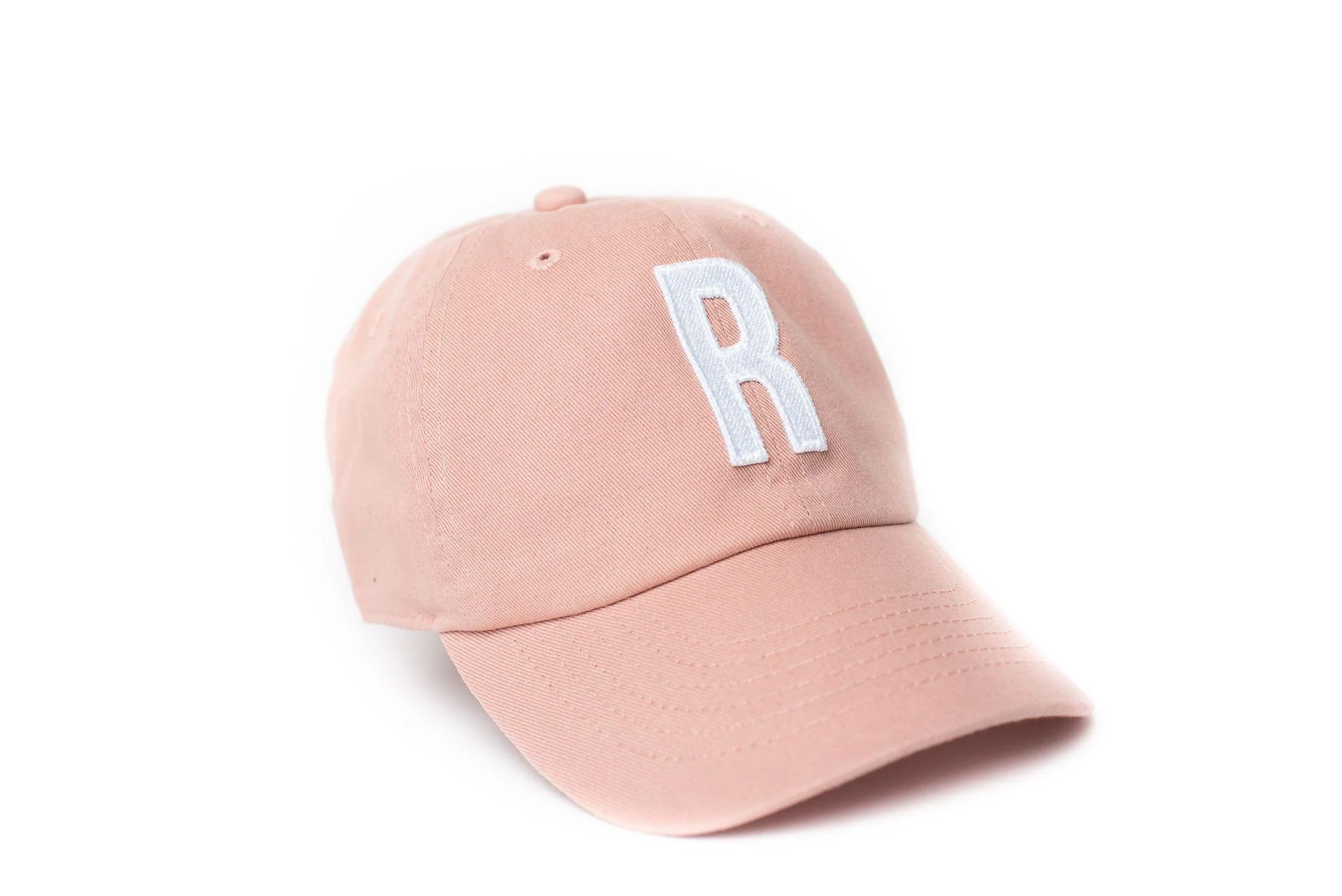 Dusty Rose Letter Baseball Hat - Image 2