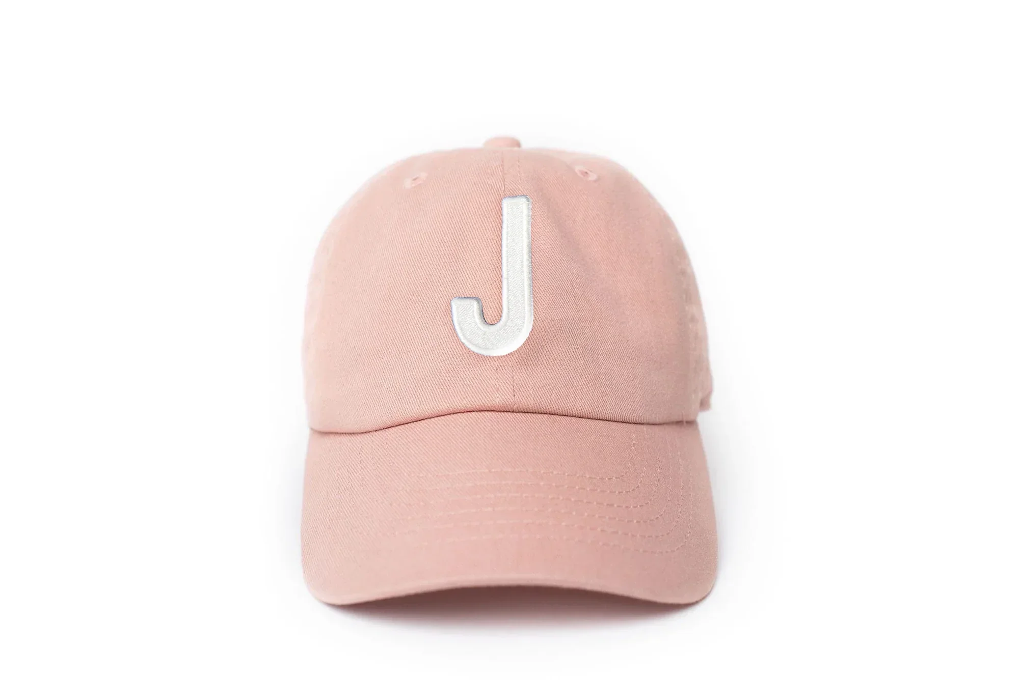 Dusty Rose Letter Baseball Hat - Image 20