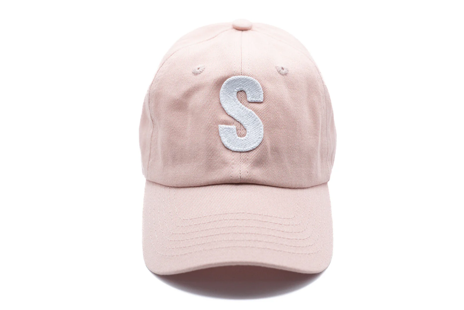 Dusty Rose Letter Baseball Hat - Image 5