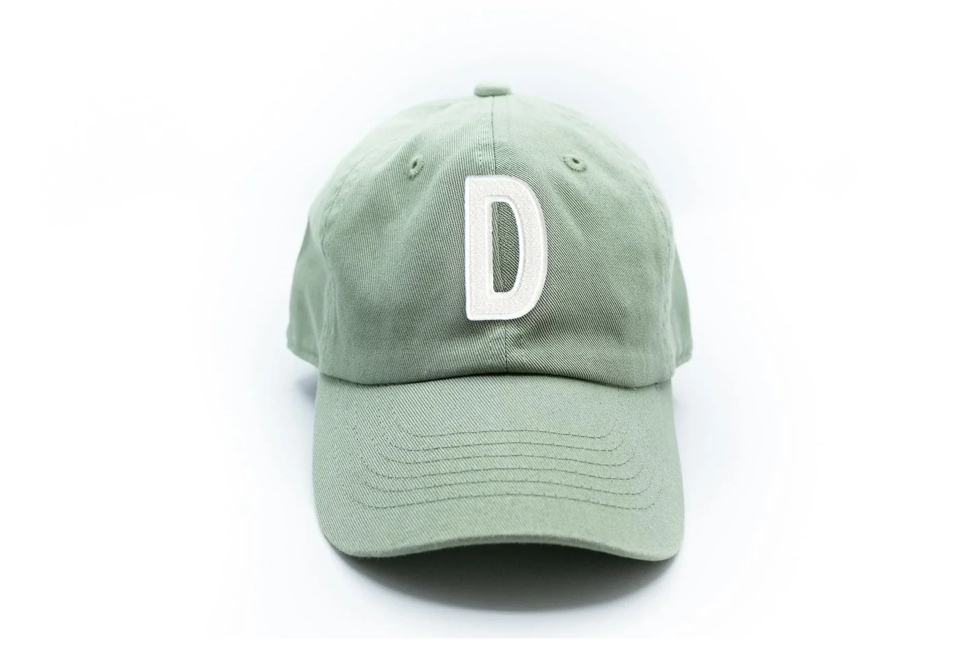 Dusty Sage Letter Baseball Hat - Image 17