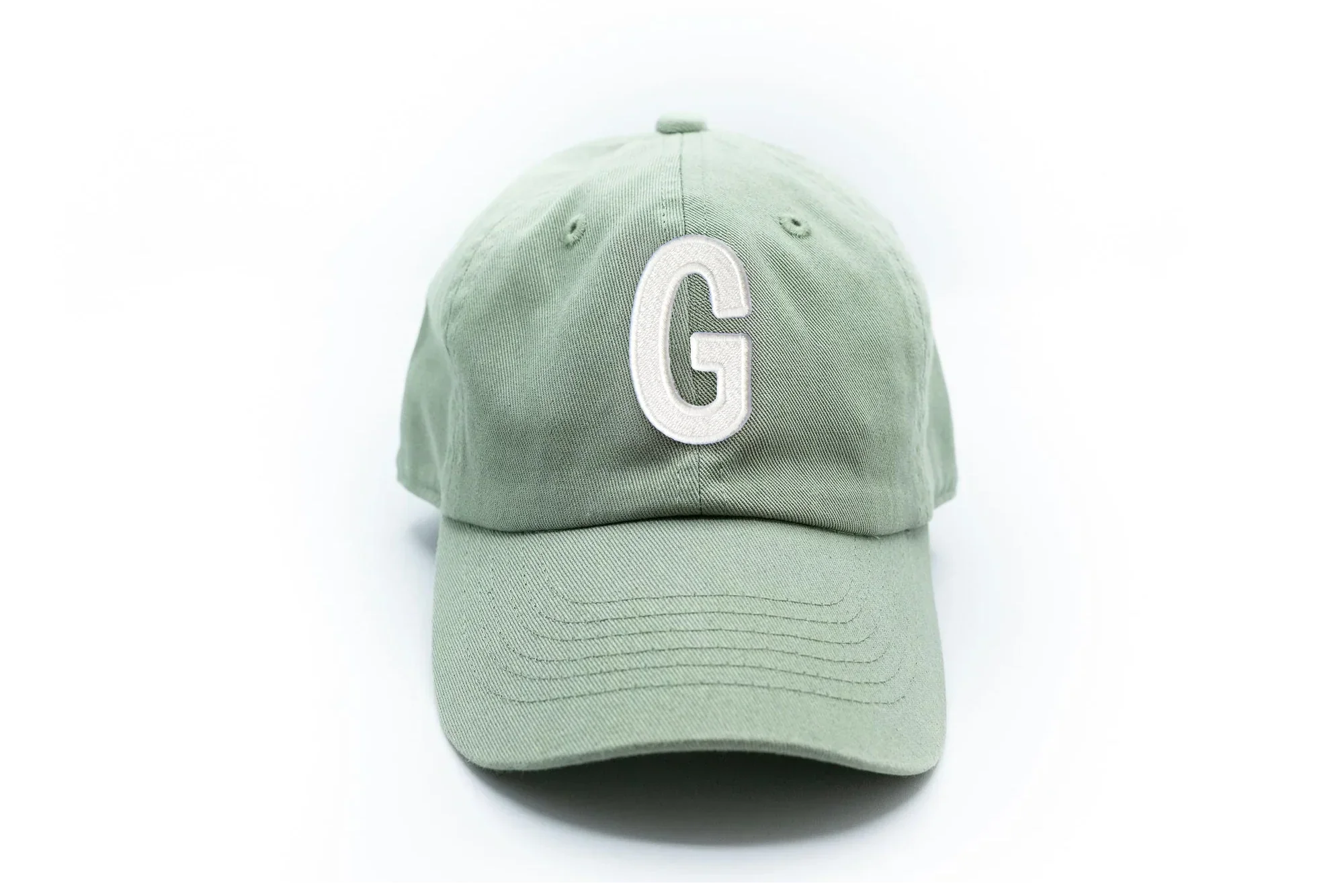 Dusty Sage Letter Baseball Hat - Image 20