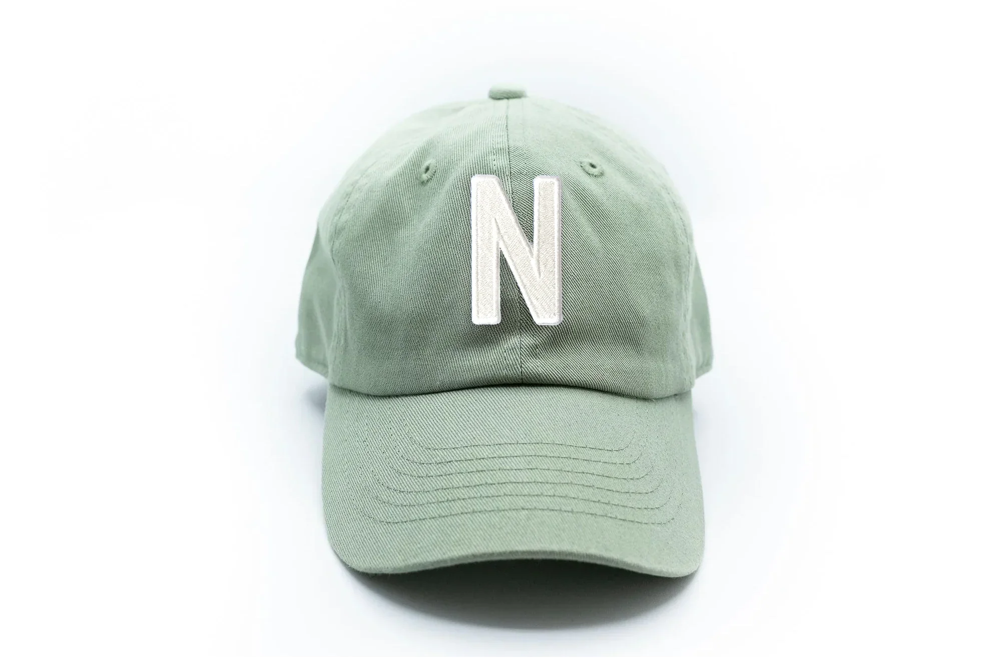 Dusty Sage Letter Baseball Hat - Image 27