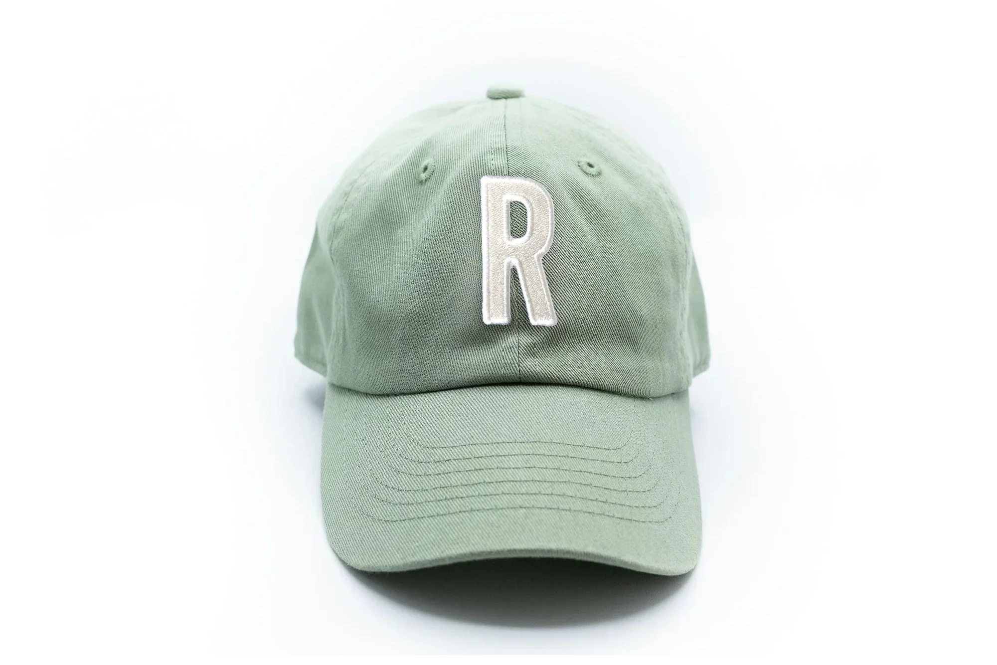 Dusty Sage Letter Baseball Hat - Image 31
