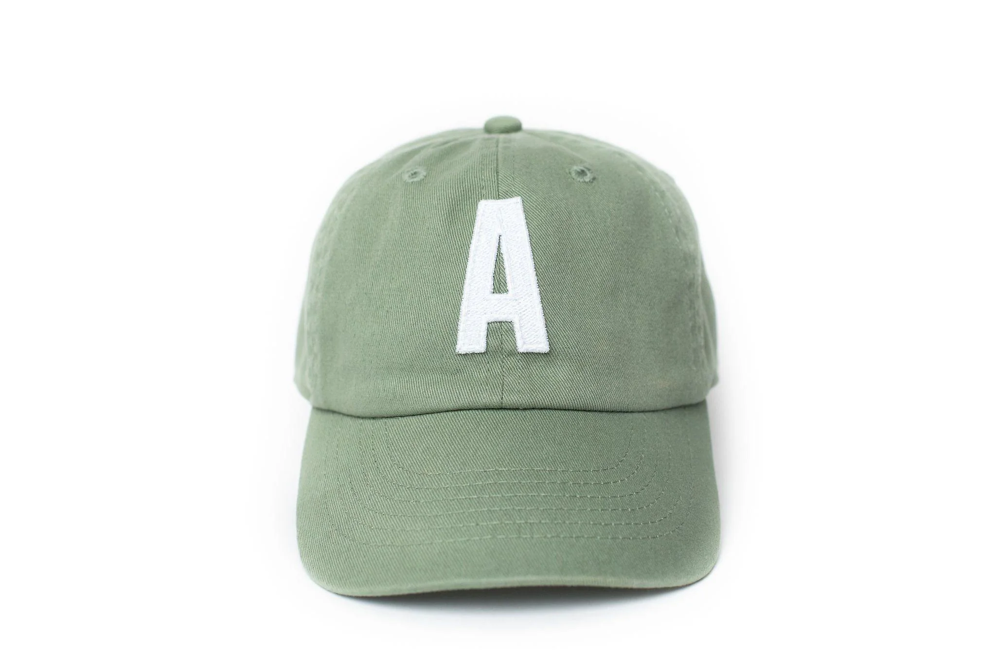 Dusty Sage Letter Baseball Hat - Image 7