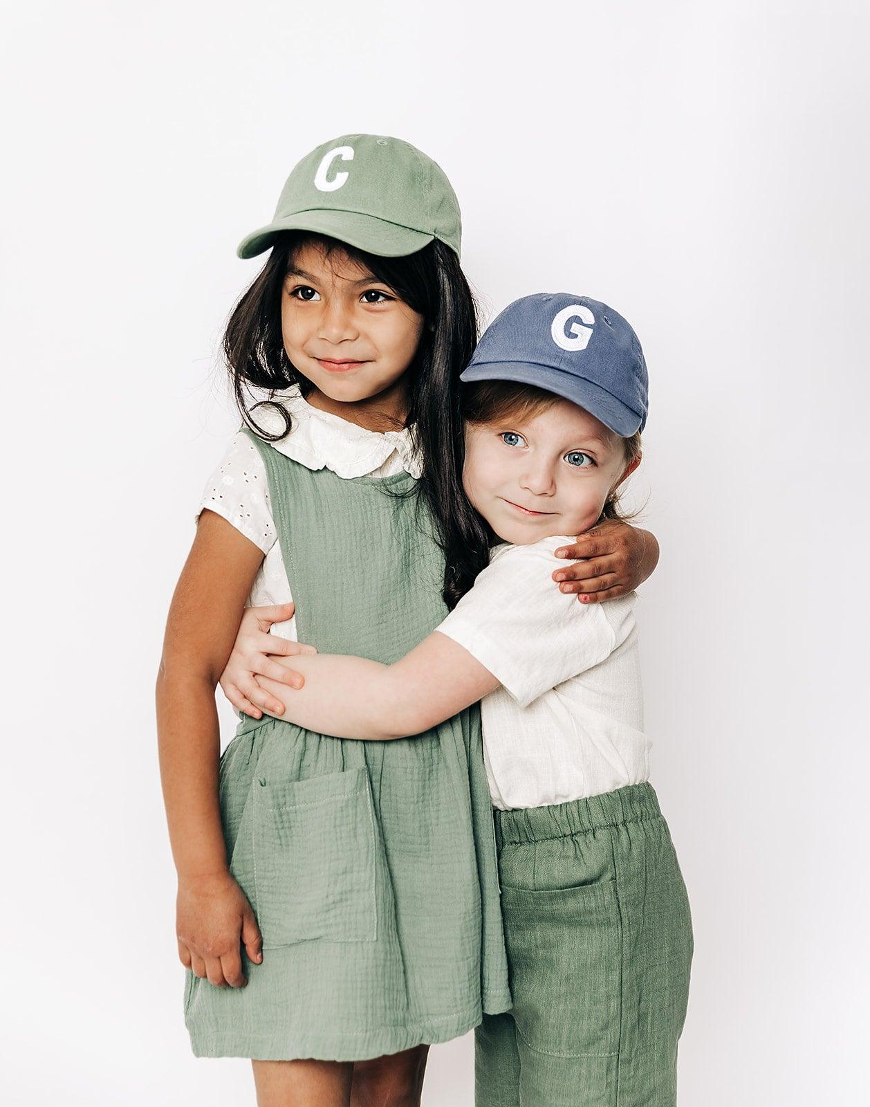 Dusty Sage Letter Baseball Hat - Image 9