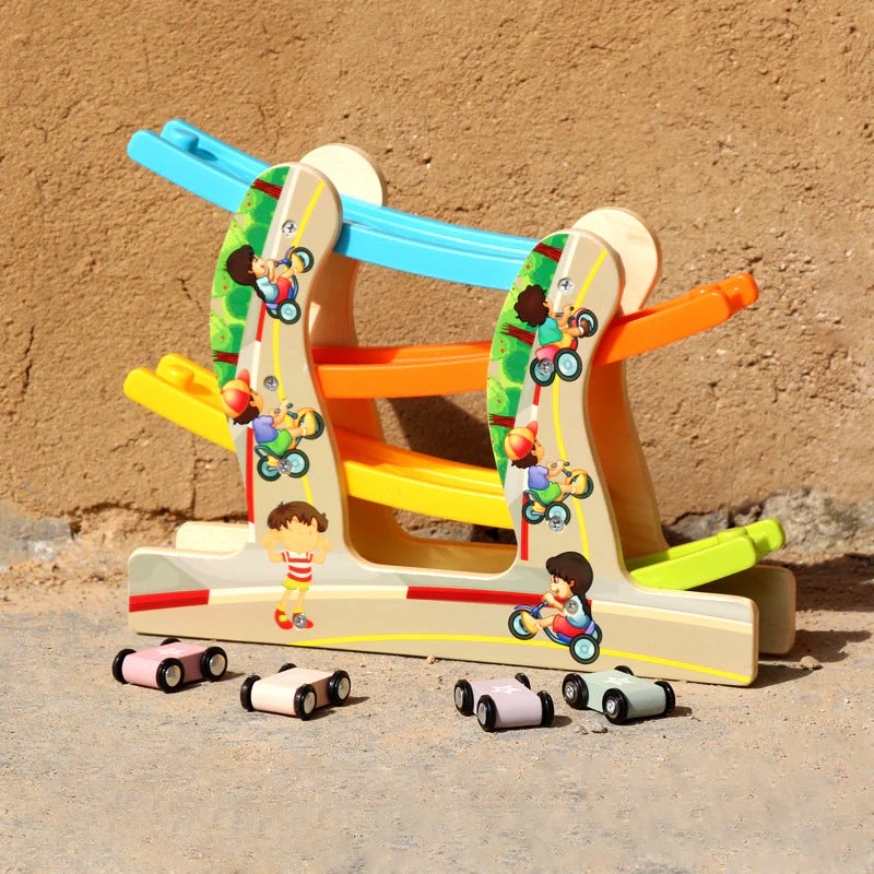 Early Education Four-layer Track Pulley Educational Toy - Image 3