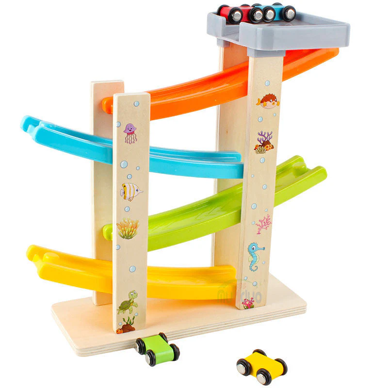 Early Education Four-layer Track Pulley Educational Toy - Image 5