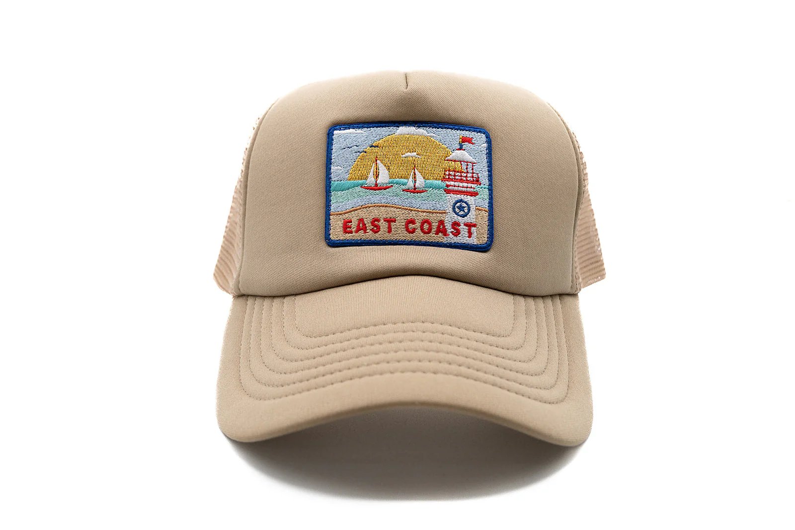 East Coast Postcard Trucker Hat - Image 11
