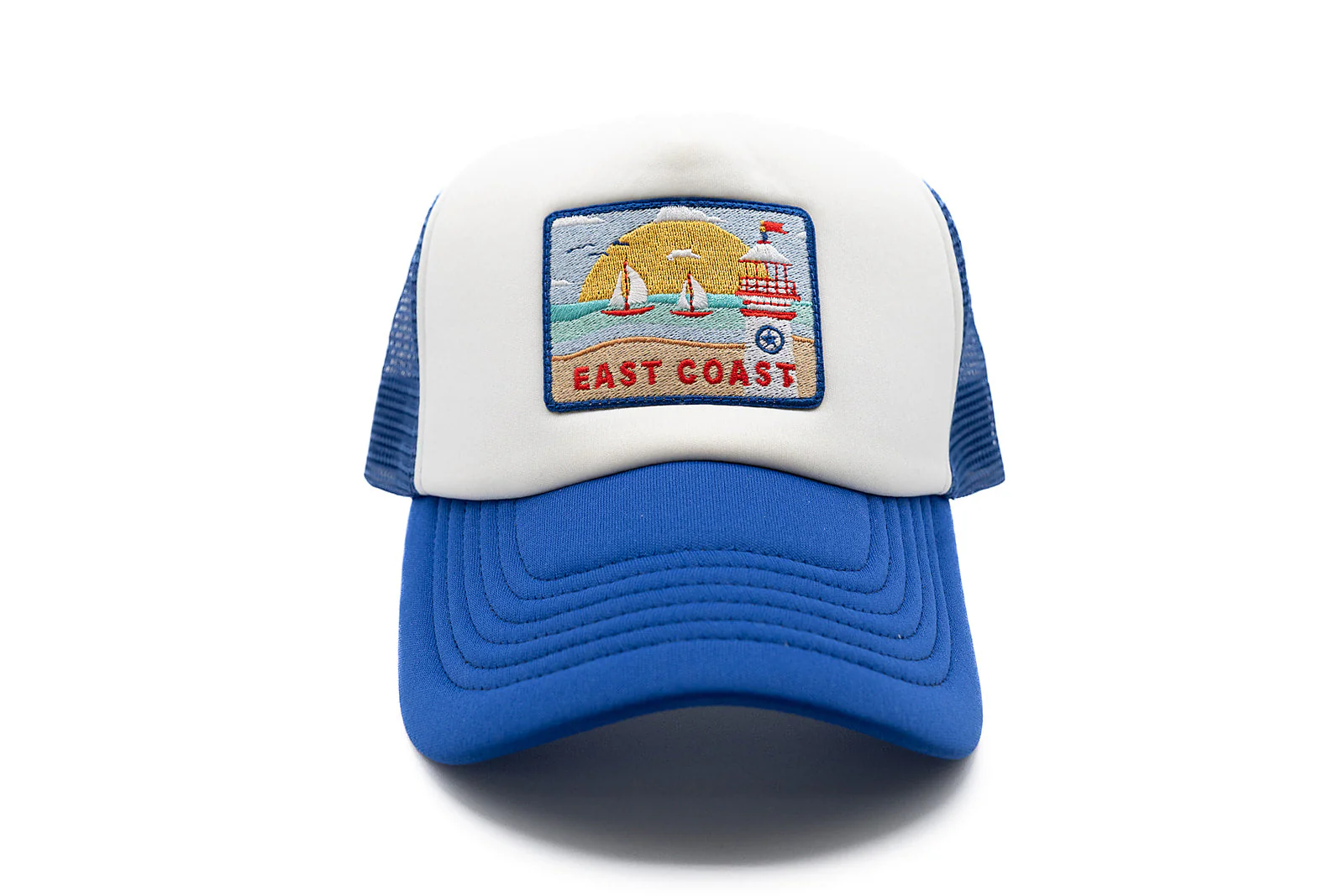East Coast Postcard Trucker Hat - Image 6