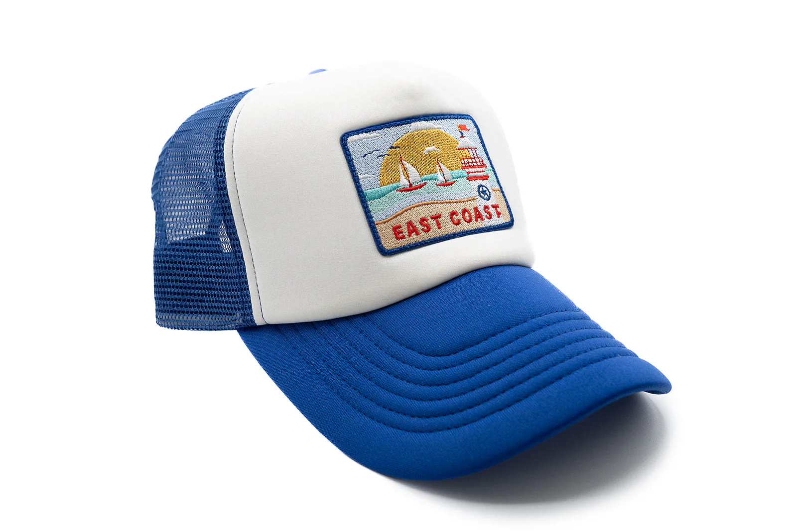 East Coast Postcard Trucker Hat - Image 7