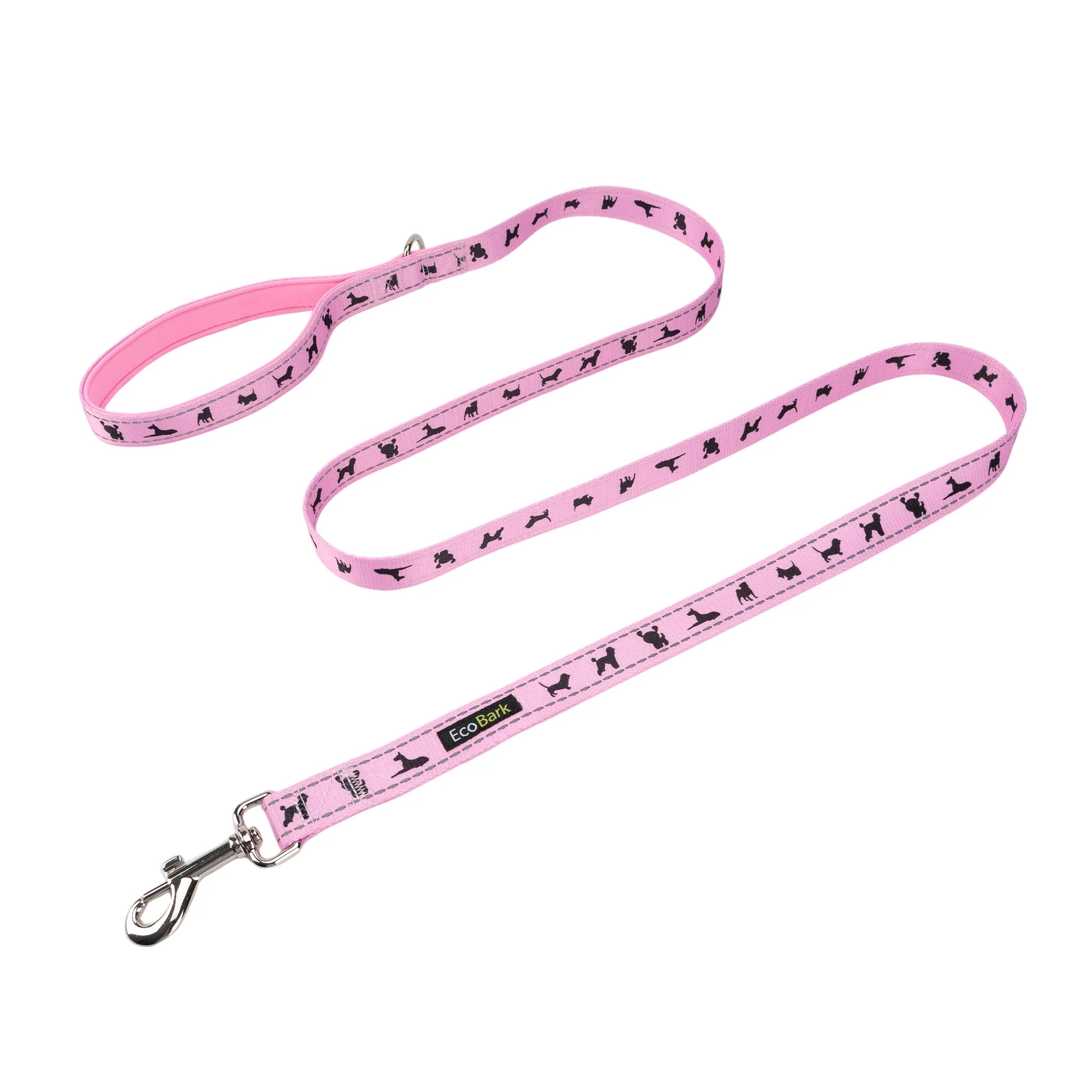 EcoBark Baby Pink Dog Leash - Comfort Grip Padded Leash- 4 ft, 5ft, and 6ft Leash - Image 4