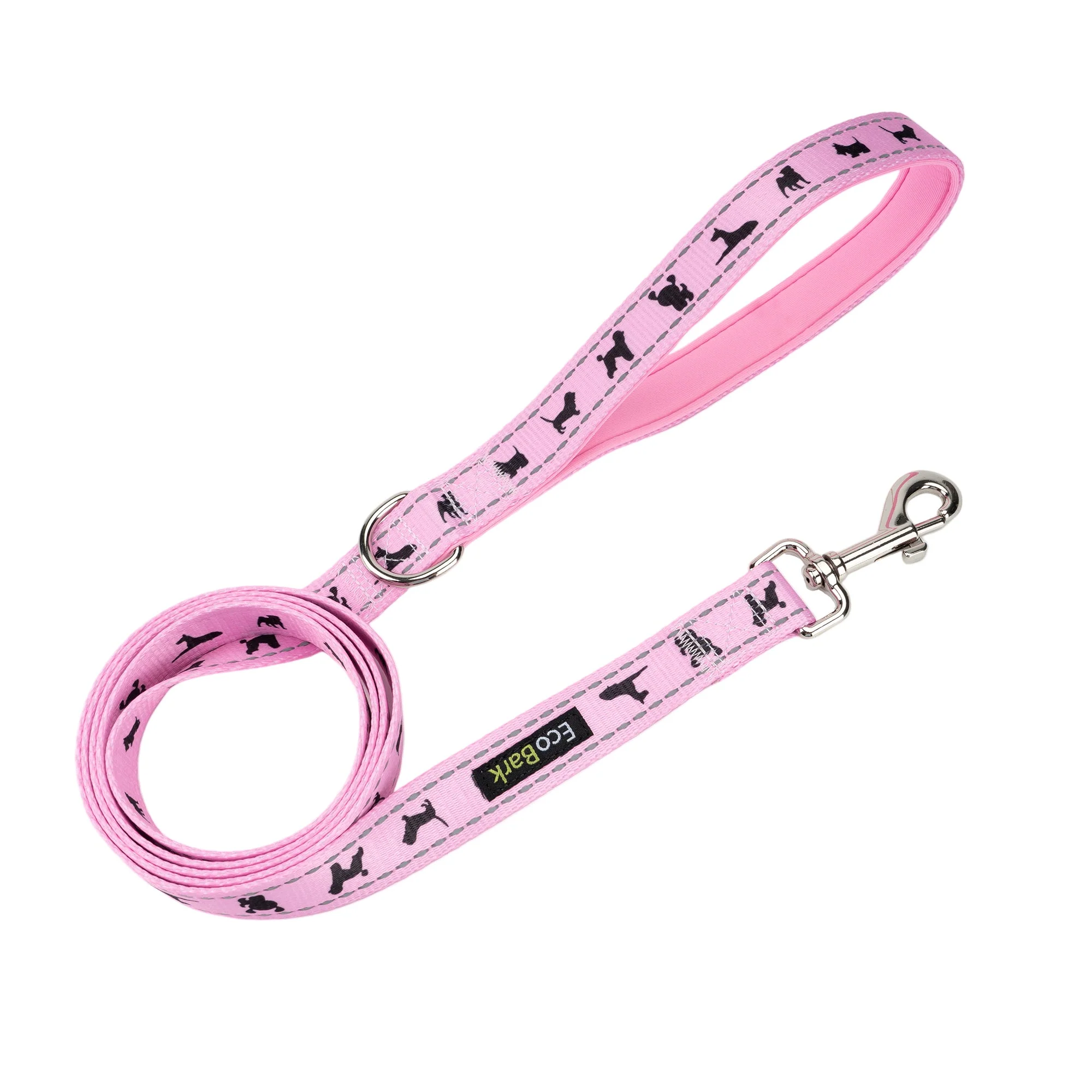 EcoBark Baby Pink Dog Leash - Comfort Grip Padded Leash- 4 ft, 5ft, and 6ft Leash - Image 7