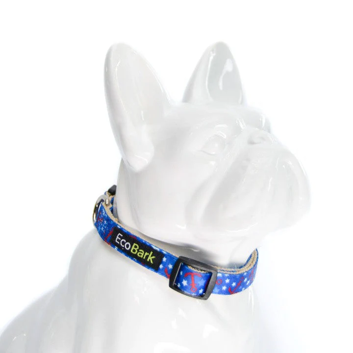 EcoBark Bow Tie Collar - Nautical Print - Image 2