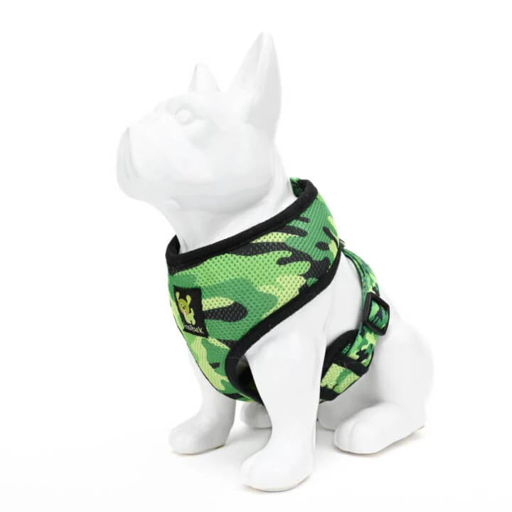 EcoBark Camo Dog Harness - Over-the-Head Dog Vest Halter for Small to Medium Dogs and Puppies - Image 3