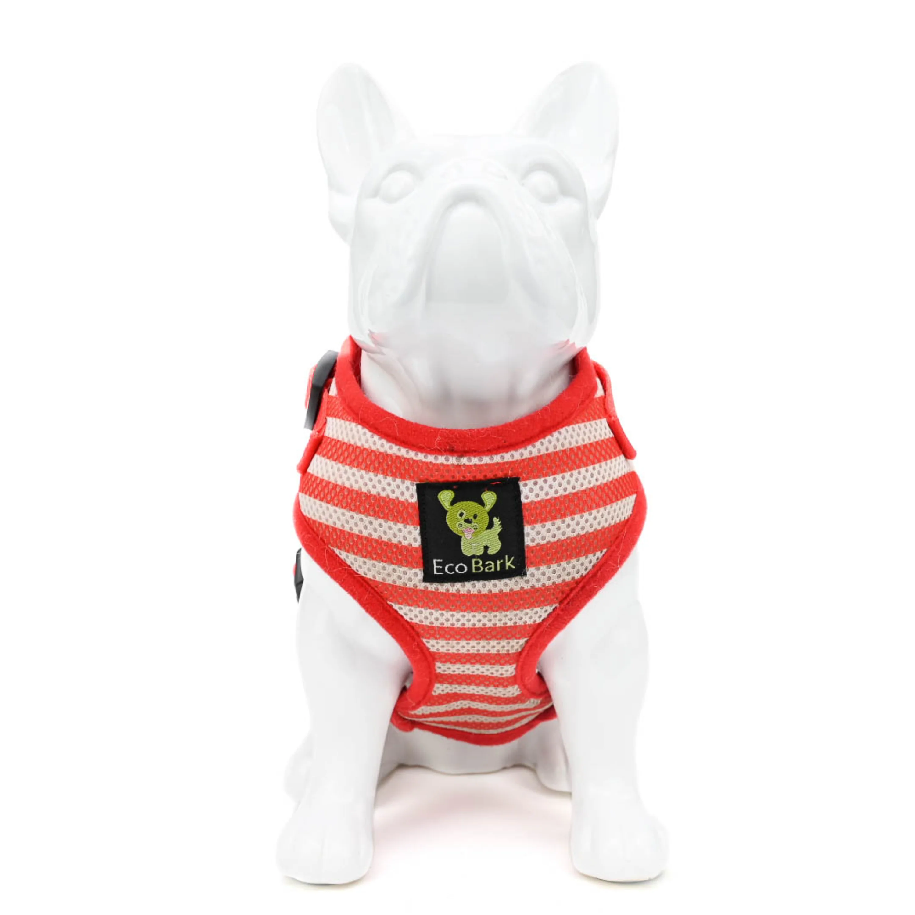 EcoBark Custom-Fit Harness & Leash Combo - Red Stripe - Image 2