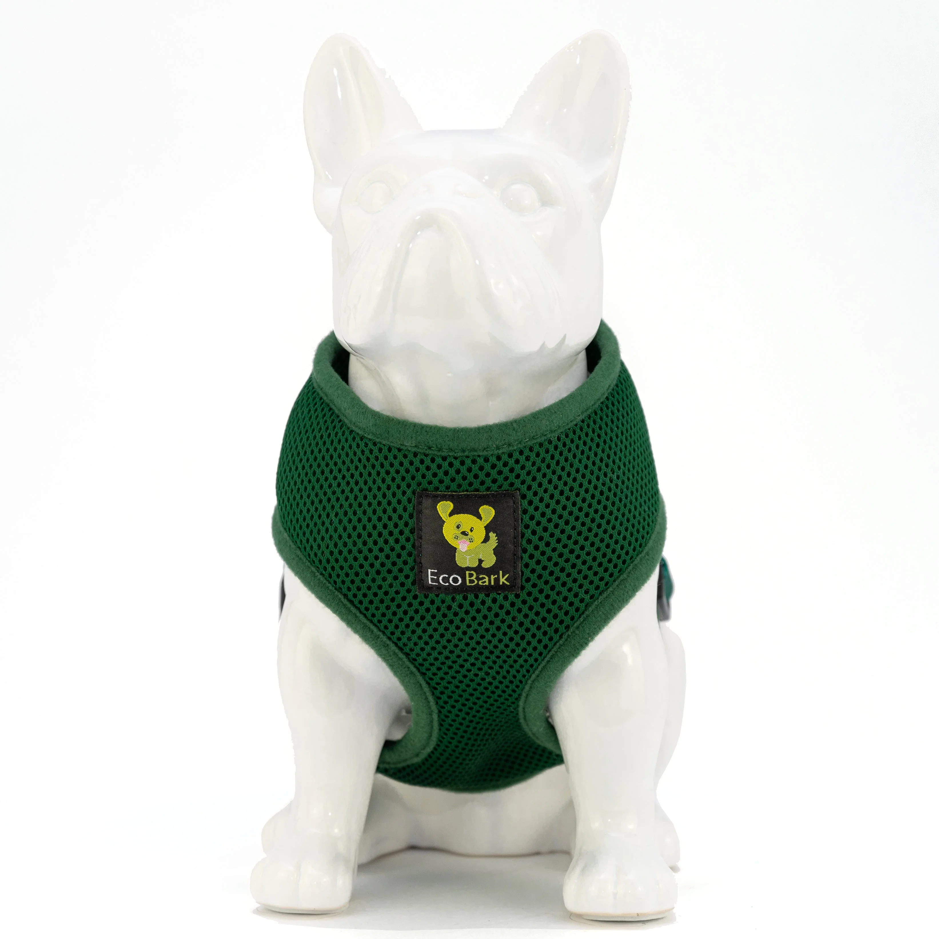 EcoBark Forest Green Dog Harness - Over-the-Head Vest Halter Soft Mesh for Small to Medium Dogs - Image 2