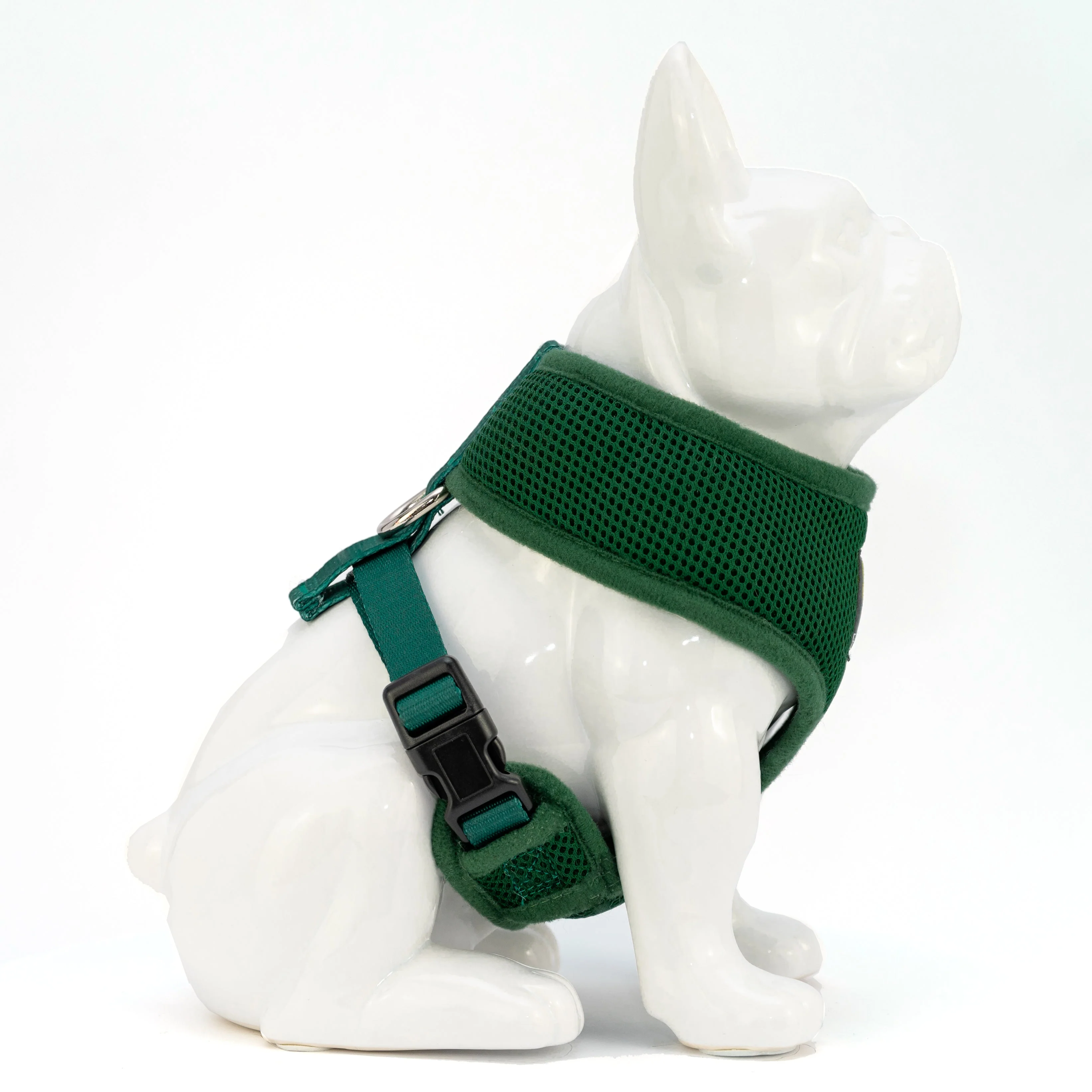 EcoBark Forest Green Dog Harness - Over-the-Head Vest Halter Soft Mesh for Small to Medium Dogs - Image 3
