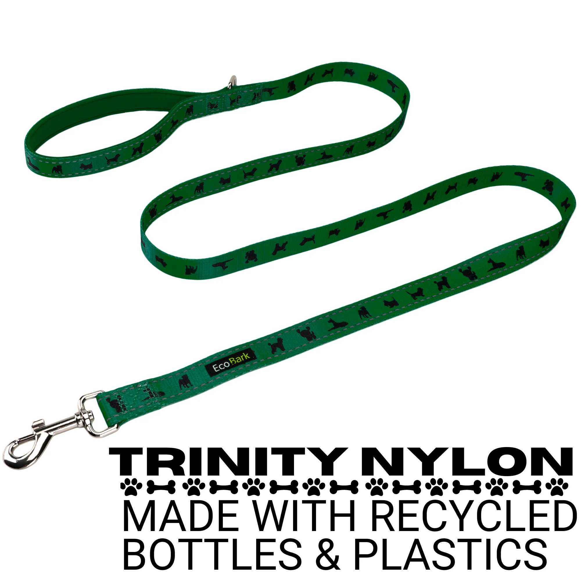EcoBark Forest Green Dog Leash- Padded Comfort Grip Leash - 4ft, 5ft, and 6ft Leash for Small and Medium Dogs - Image 3