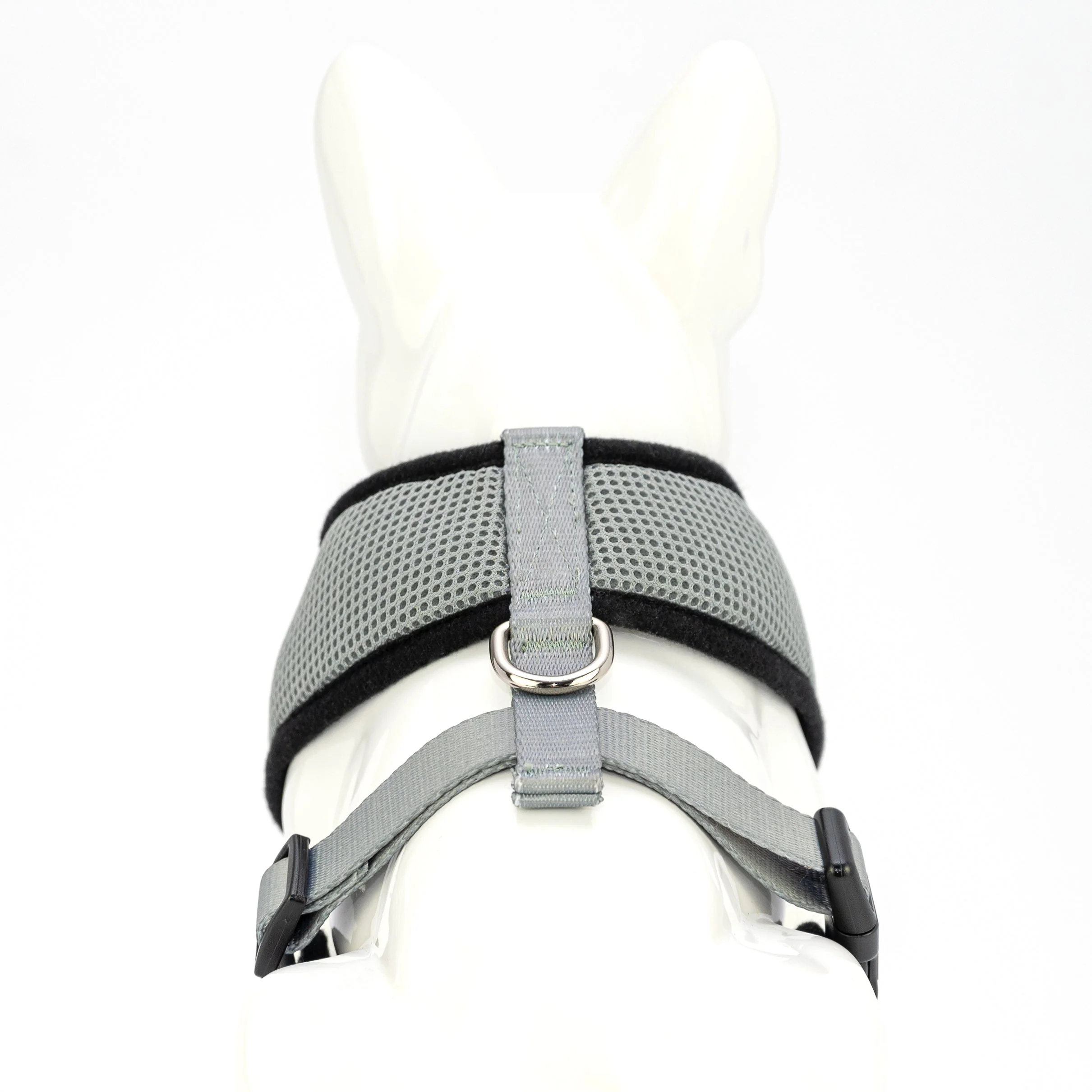 EcoBark Gray Dog Harness - Over-the-Head Dog Soft Mesh Vest Halter for Small to Medium Dogs and Puppies - Image 3