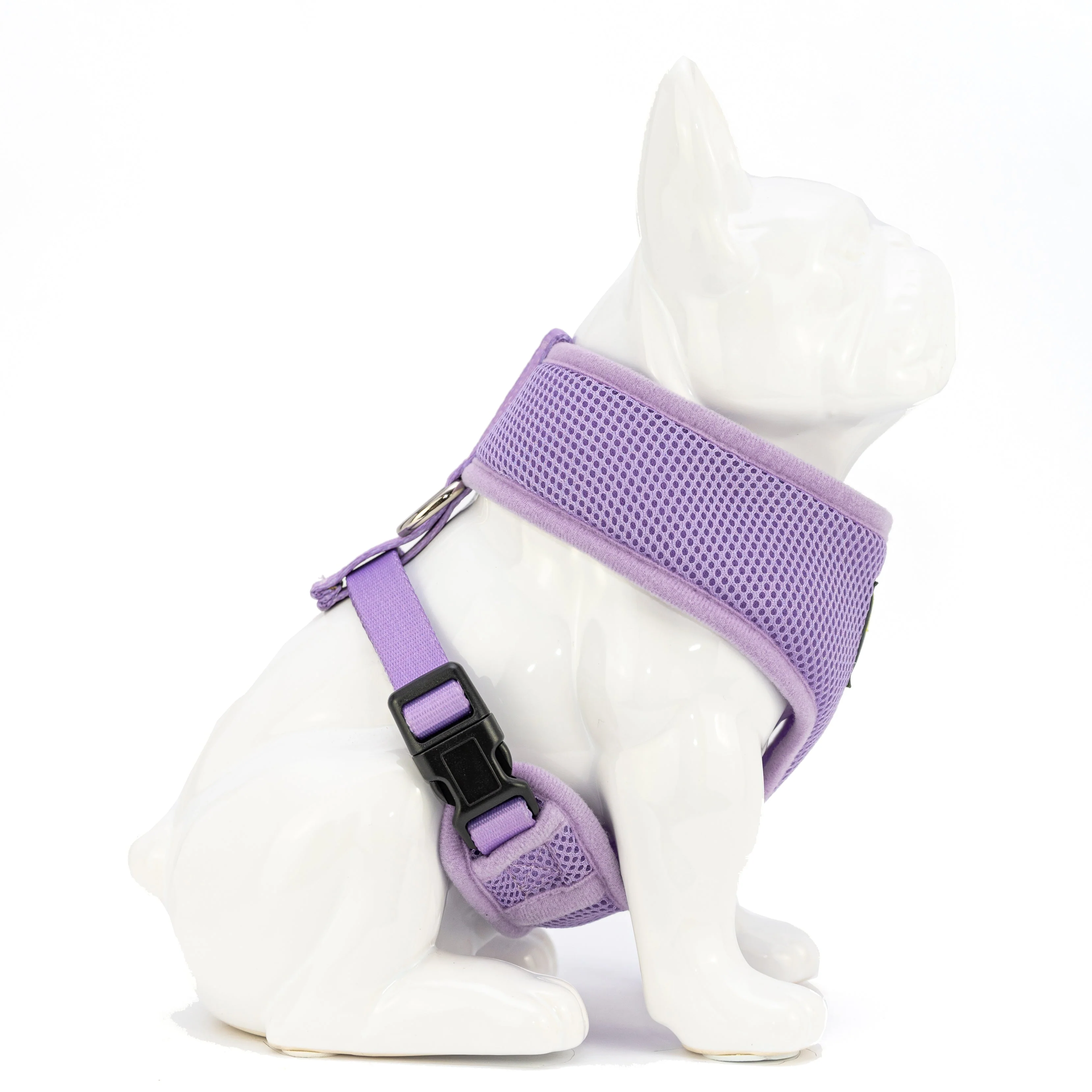 EcoBark Lavender Dog Harness - Over-the-Head Soft Mesh Vest Halter for XS to Medium Breed Dogs - Image 3