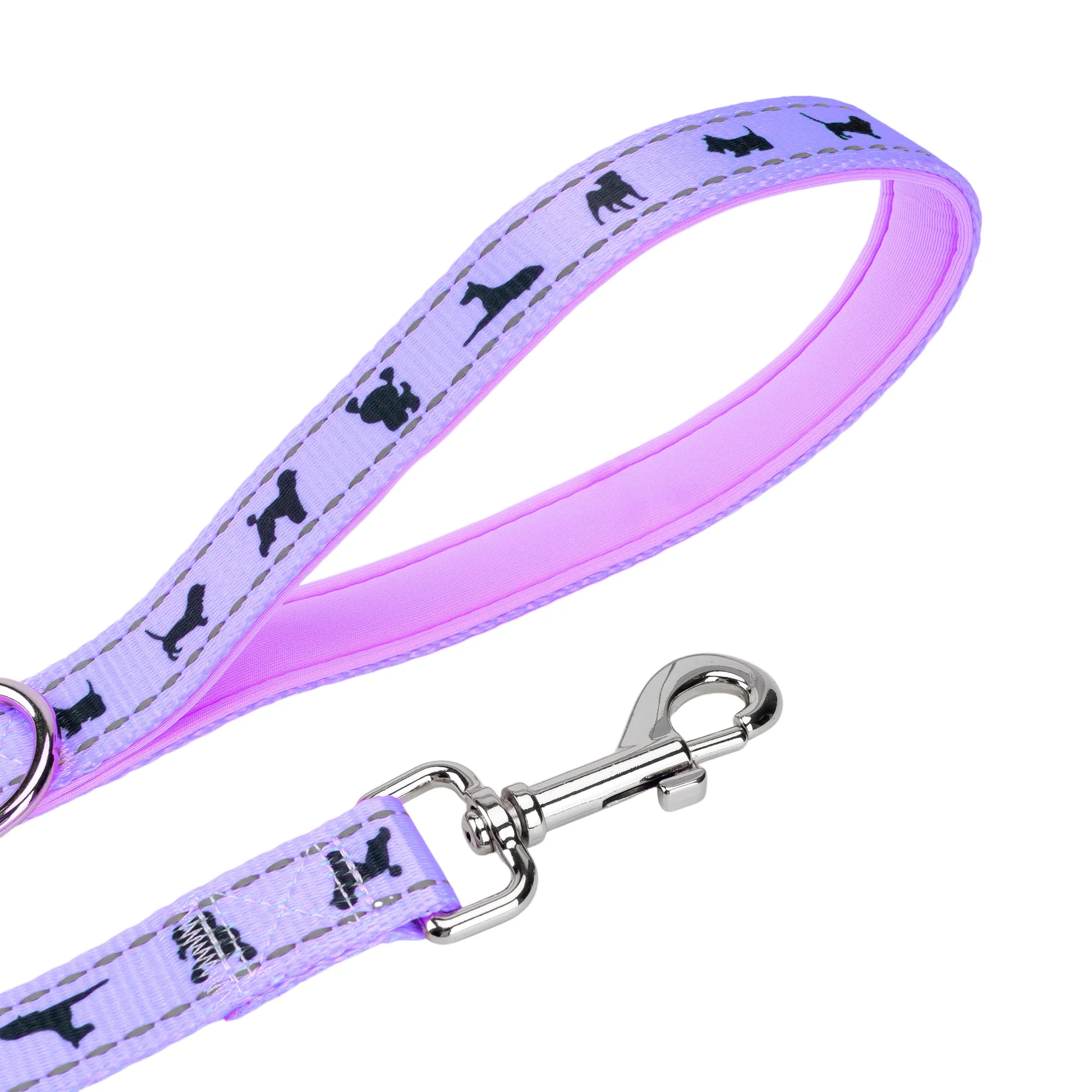 EcoBark Lavender Dog Leash - Comfort Grip Padded Leash - 4ft, 5ft, and 6ft for Small and Medium Dogs - Image 2