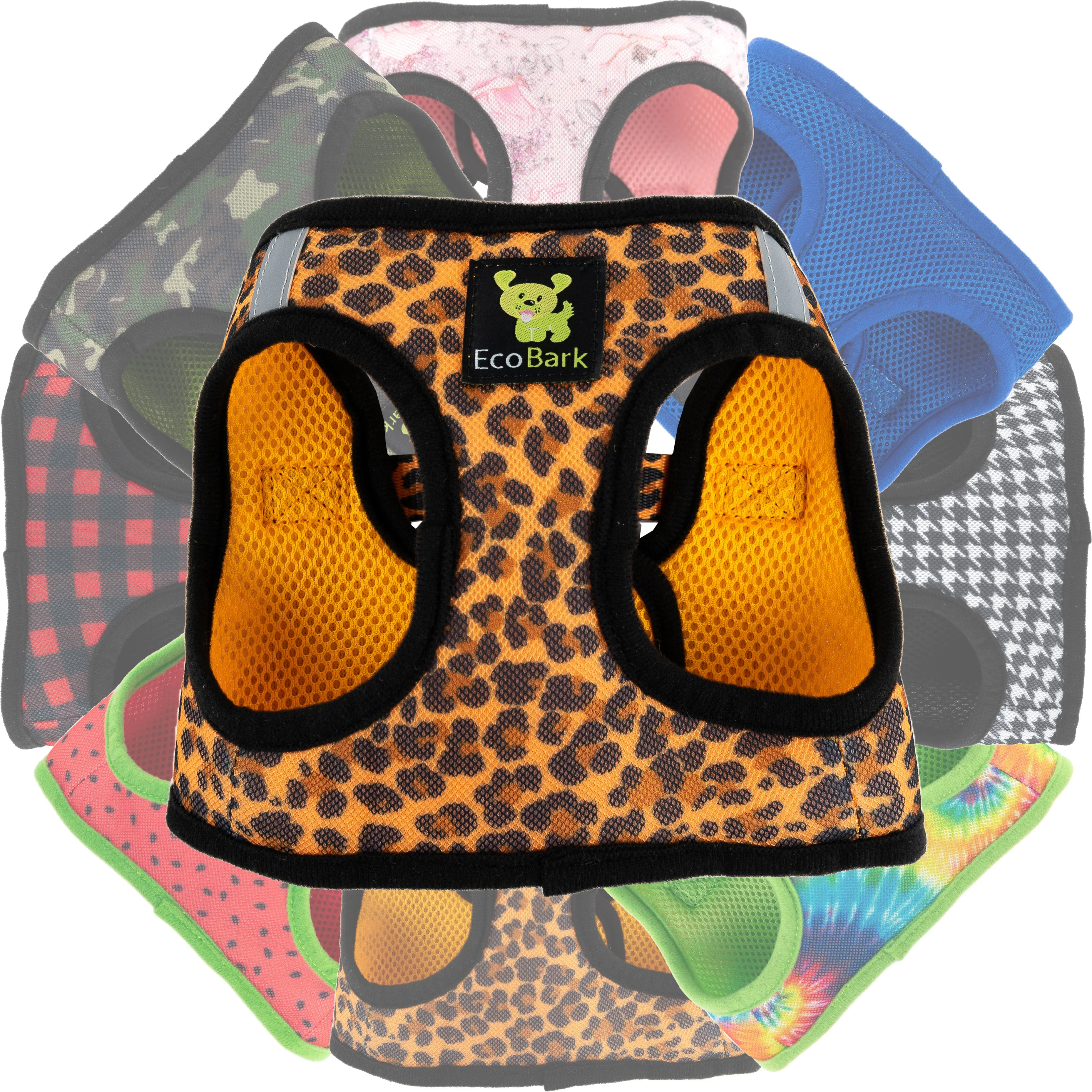 EcoBark Leopard Step In Dog Harness - Reflective Soft Mesh Harness for Teacup, Small Dogs and Puppies - Image 8