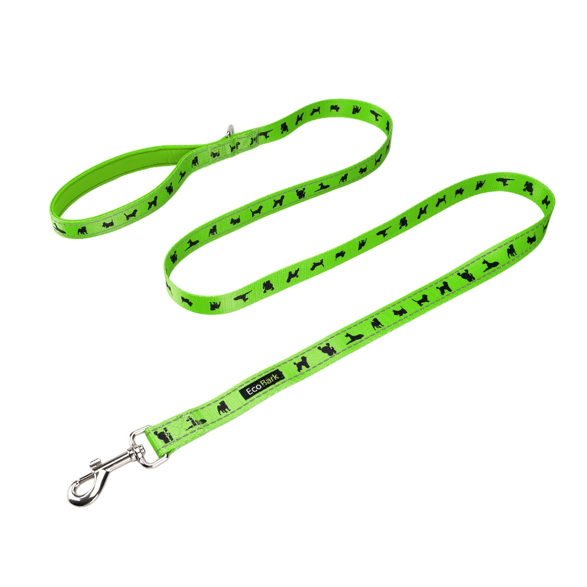 EcoBark Lime Green Dog Leash- Padded Comfort Grip Leash - 4ft, 5ft, and 6ft Dog Leash for Small and Medium Dogs - Image 6